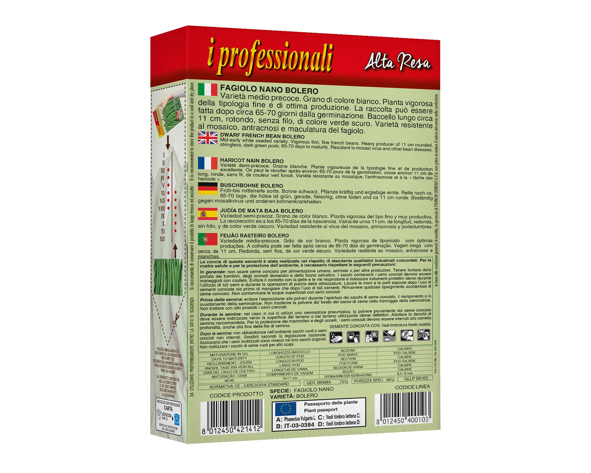 Semi di Fagiolo Nano Bolero - Franchi sementi - immagine 2