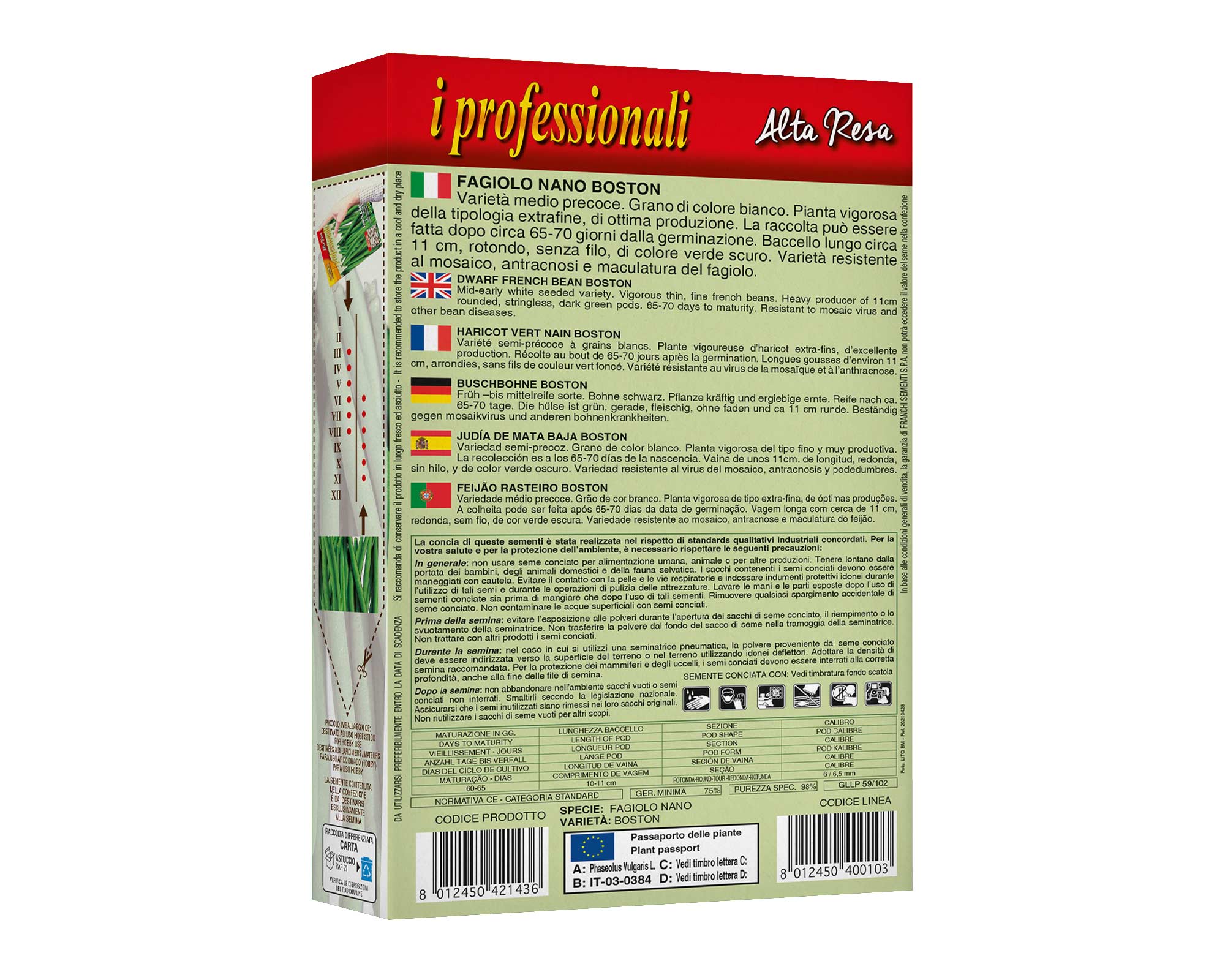 Semi di Fagiolo Nano Boston - Franchi sementi - immagine 2