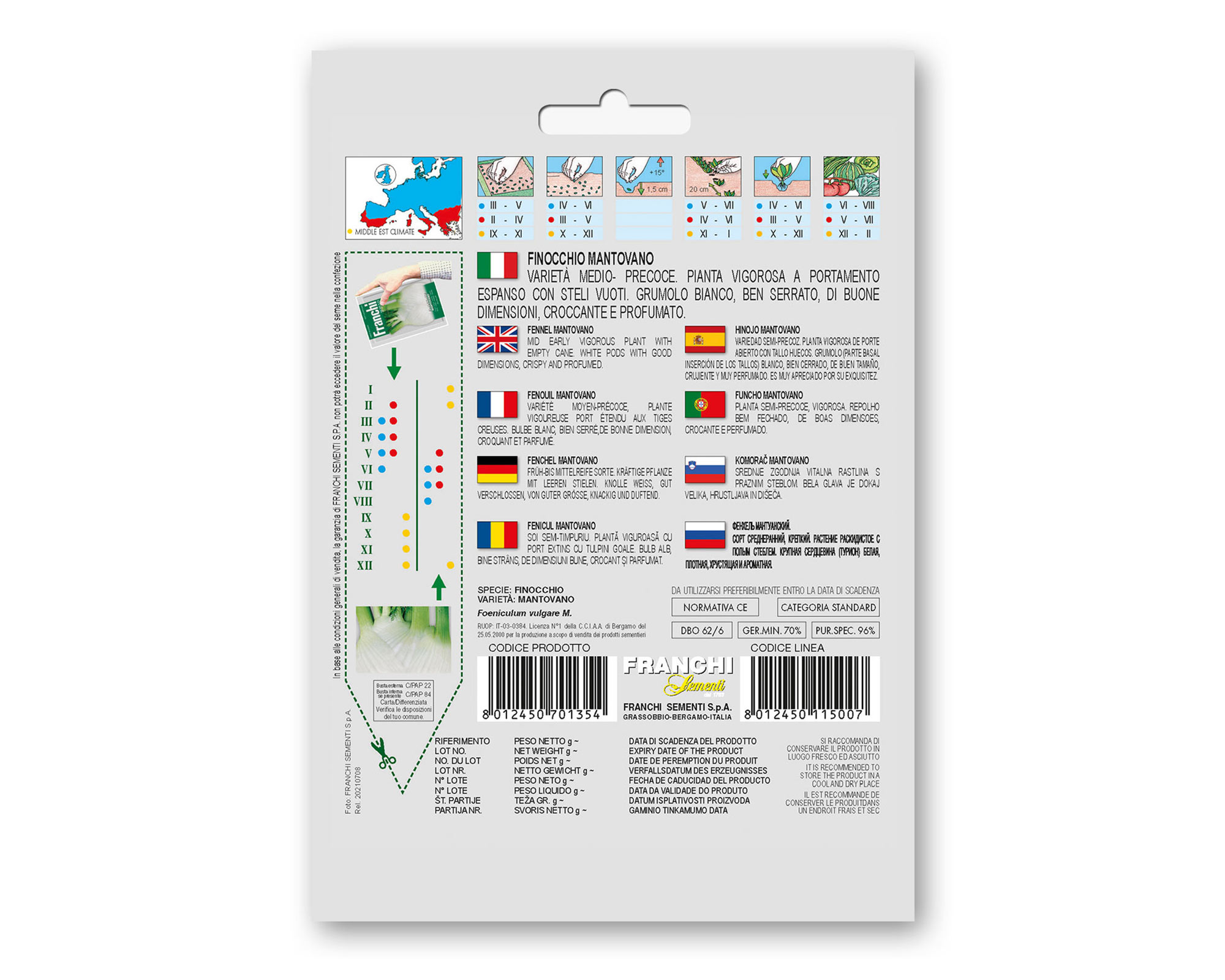 Semi di Finocchio Mantovano - Franchi sementi - immagine 2