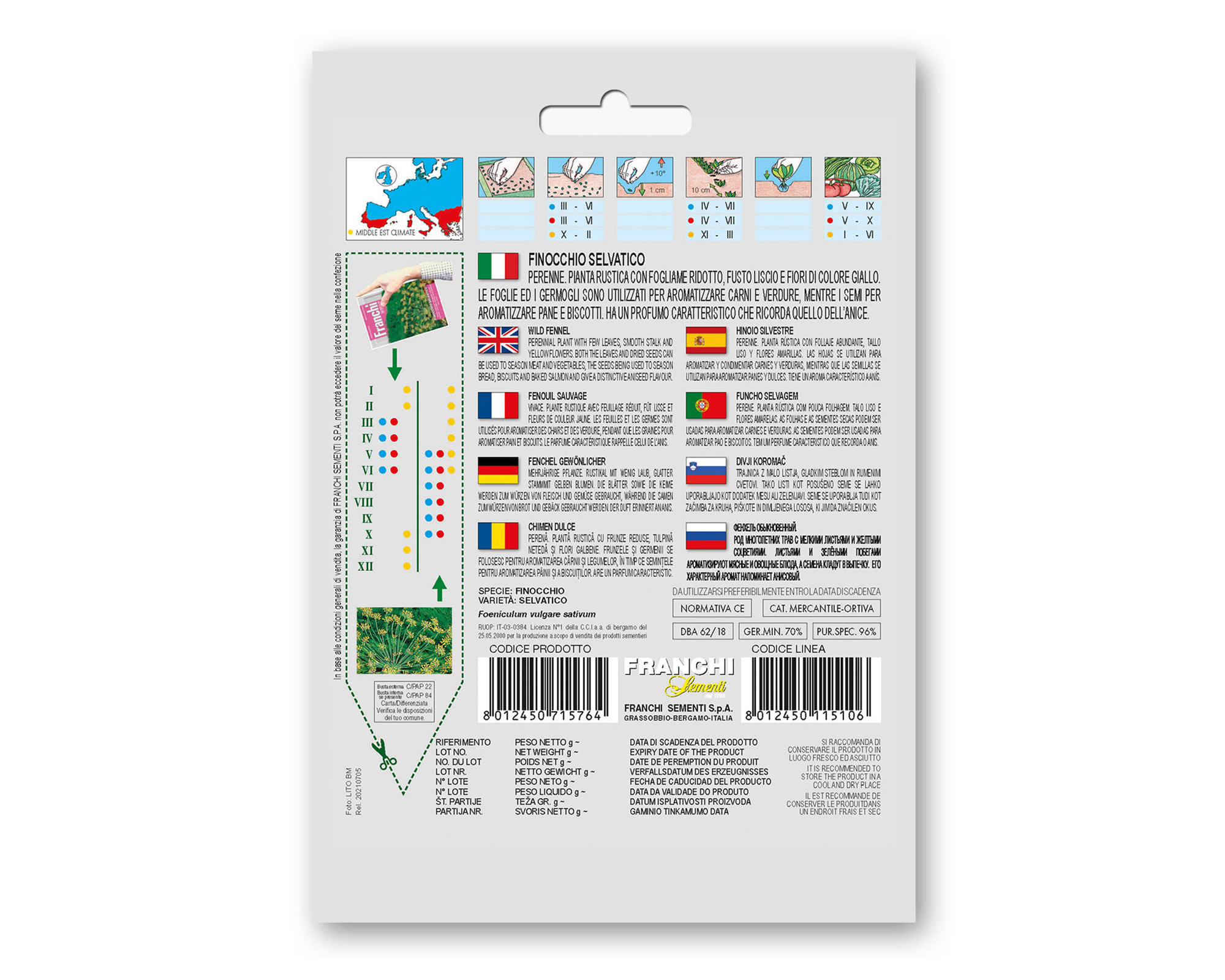 Semi di Finocchio Selvatico - Franchi sementi - immagine 2