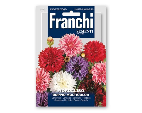 Semi di Fiordaliso Doppio Multicolor – Franchi sementi