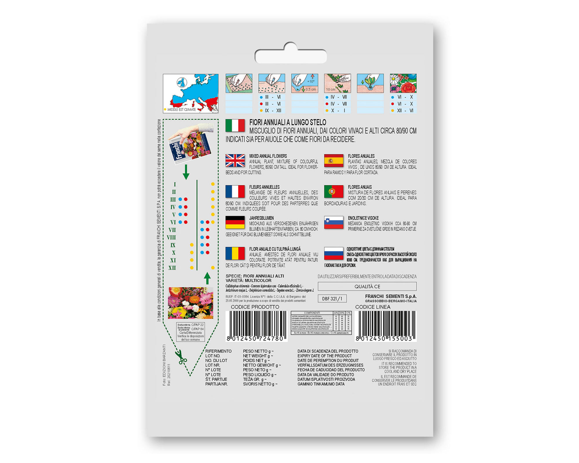 Semi di Fiori Annuali a Lungo Stelo - Franchi sementi - immagine 2