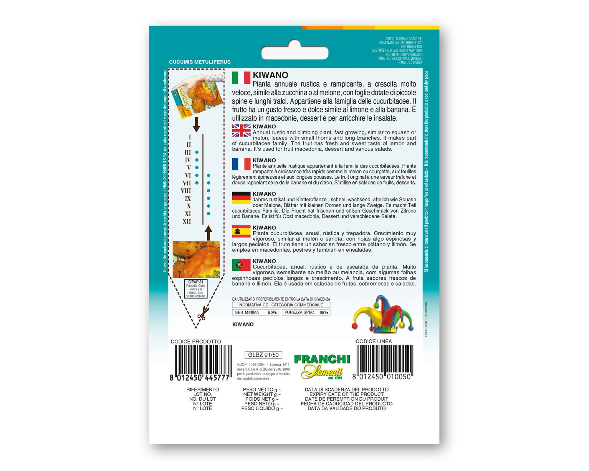Semi di Kiwano - Franchi sementi - immagine 2