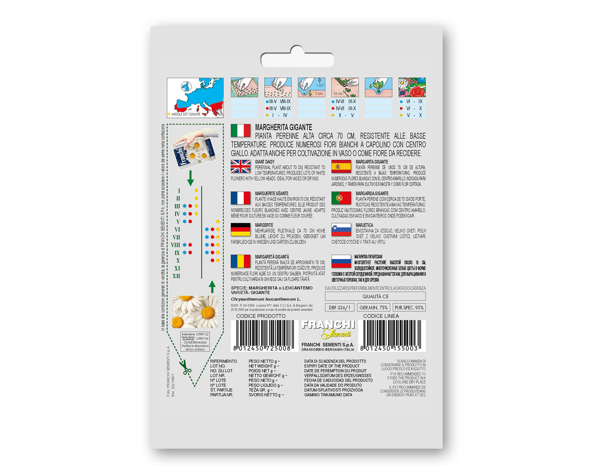 Semi di Margherita Gigante - Franchi sementi - immagine 2