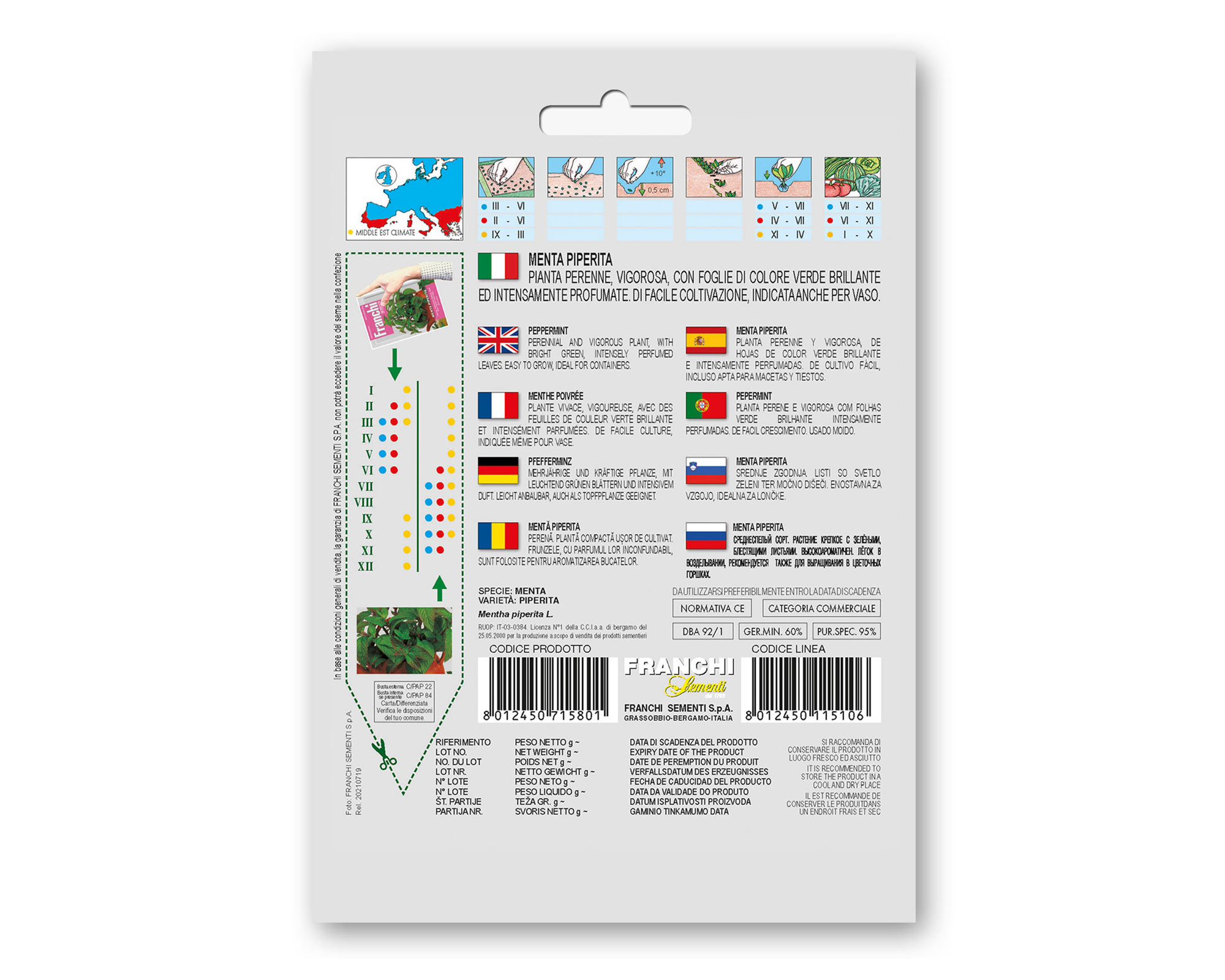 Semi di Menta Piperita - Franchi sementi - immagine 2