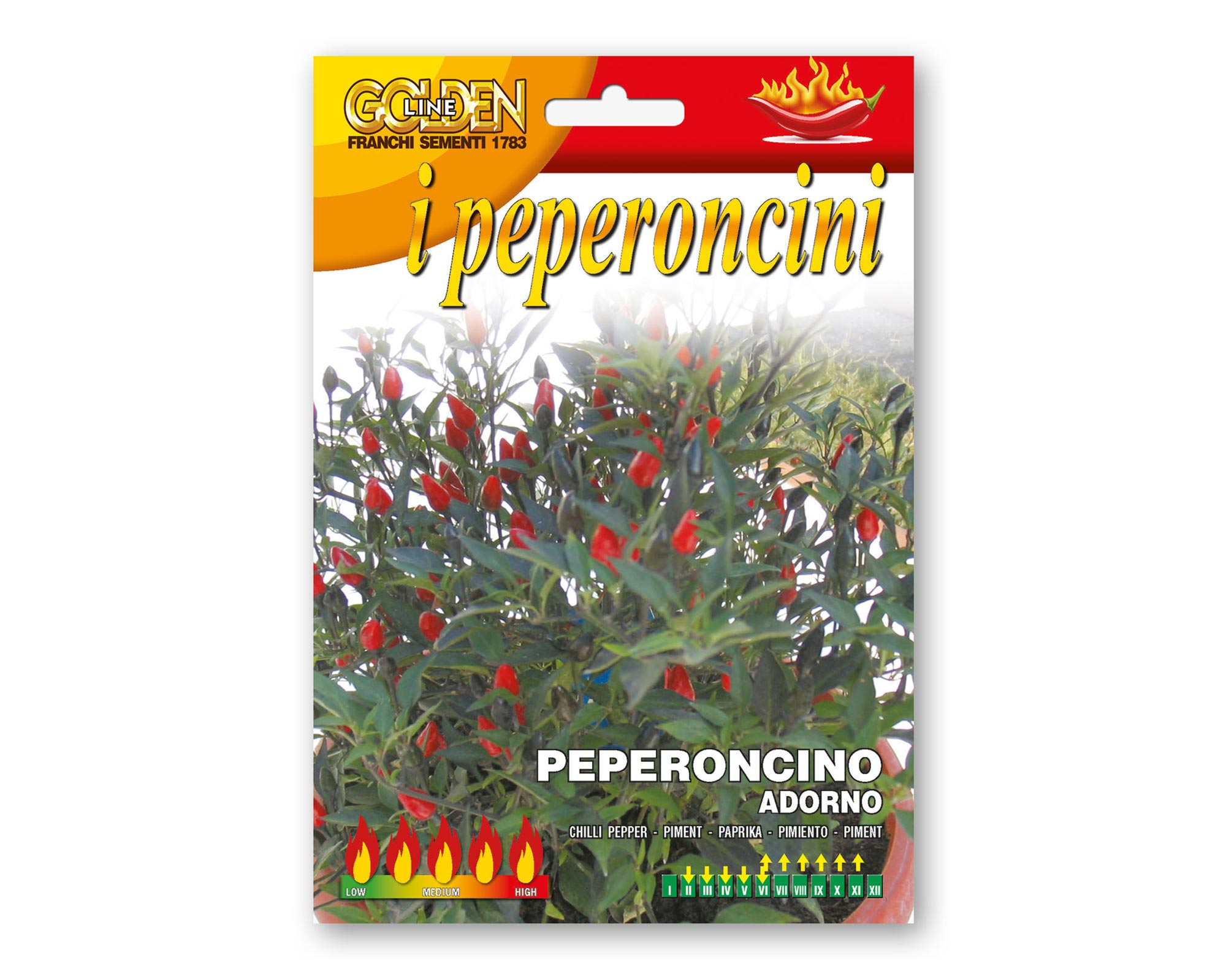Semi di Peperoncino Adorno - Franchi sementi