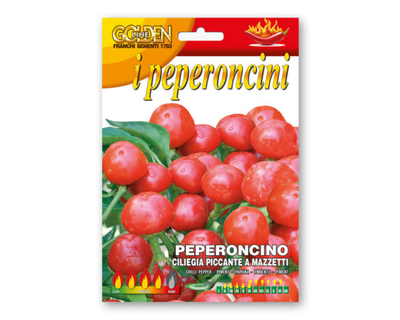 Semi di Peperoncino Ciliegia Piccante a mazzetti – Franchi sementi