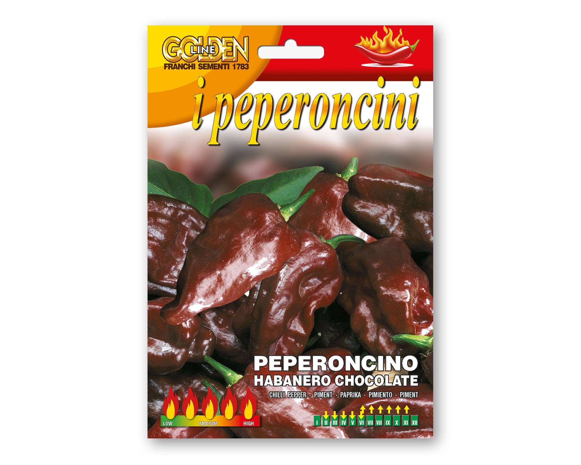 Semi di Peperoncino Habanero Chocolate - Franchi sementi