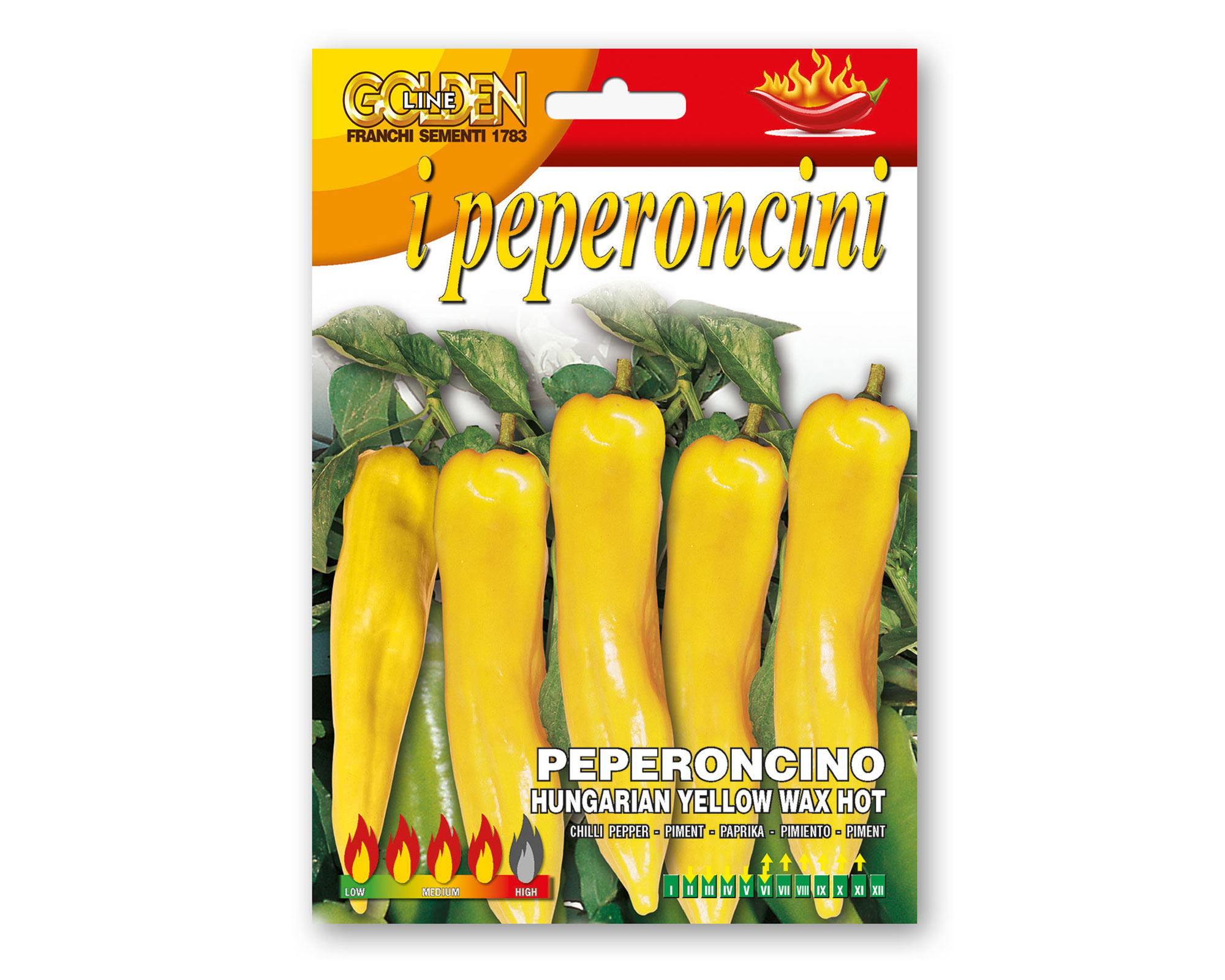 Semi di Peperoncino Hungarian Giallo - Franchi sementi