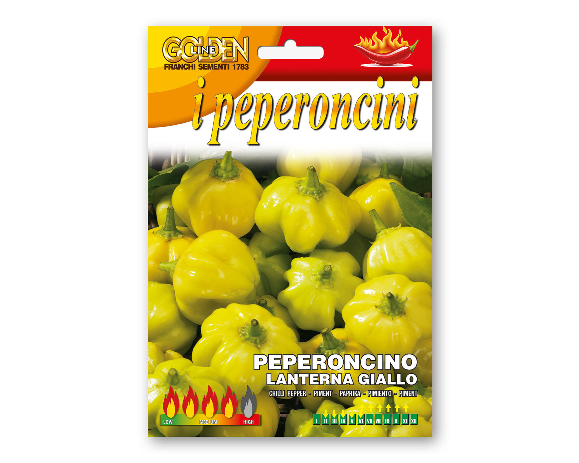 Semi di Peperoncino Lanterna Giallo - Franchi sementi