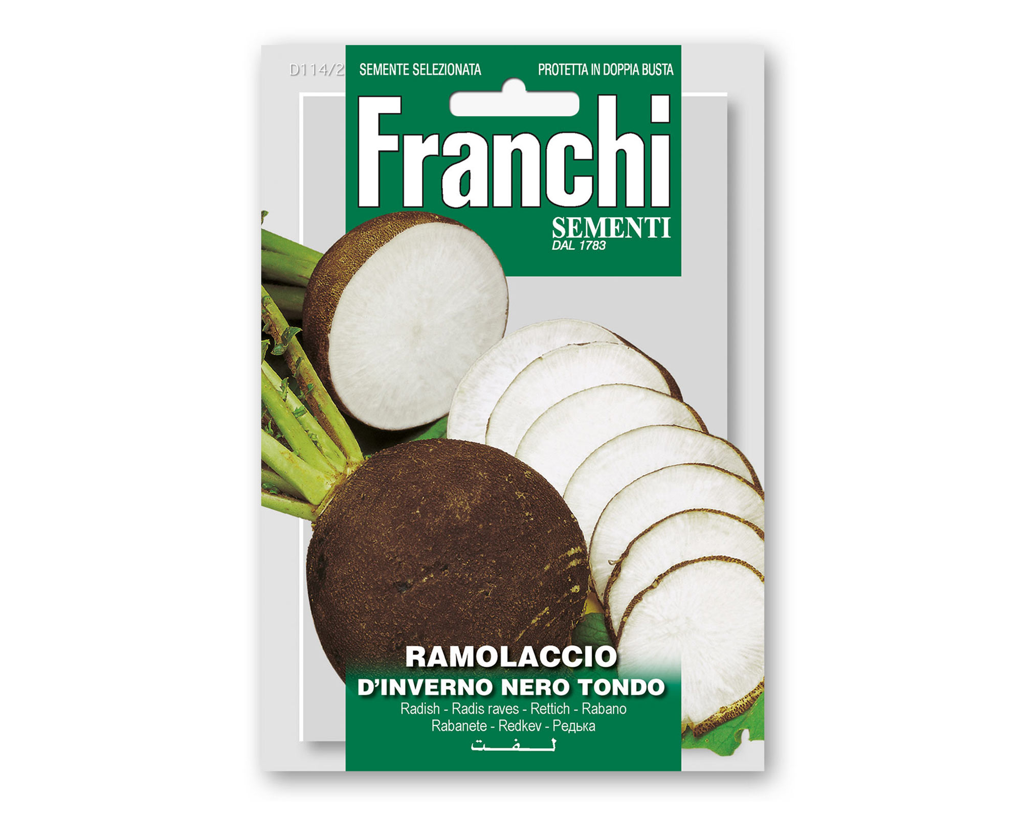 Semi di Ramolaccio Nero Inverno - Franchi sementi