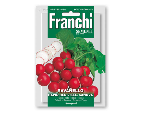 Semi di Ravanello Rapid Red Sanova – Franchi sementi