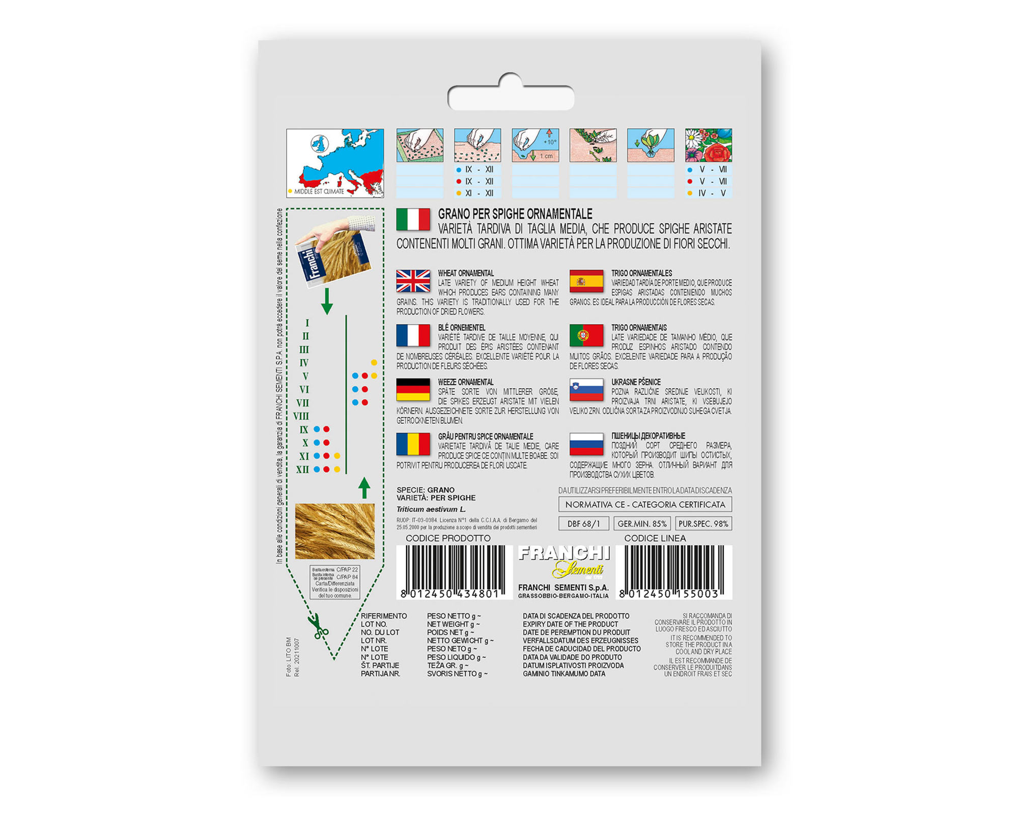 Semi di Spighe di grano - Franchi sementi - immagine 2