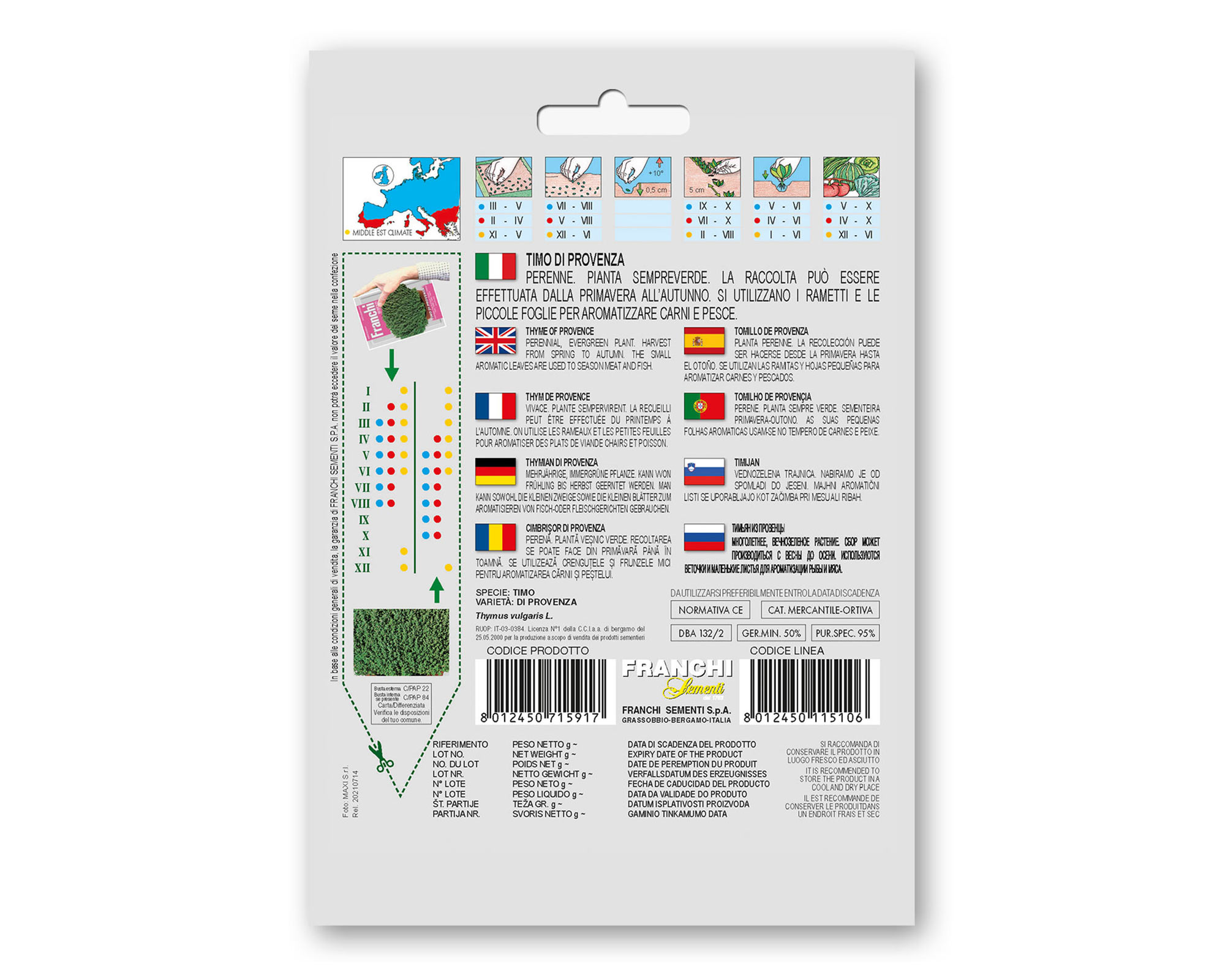 Semi di Timo di Provenza - Franchi sementi - immagine 2