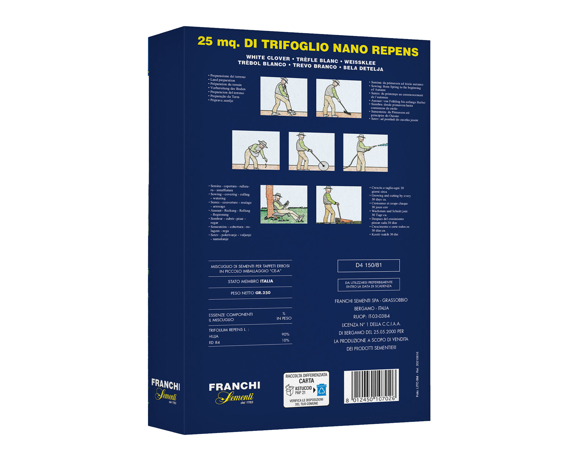 Semi di Trifoglio Prato di trifoglio - Franchi sementi - immagine 2