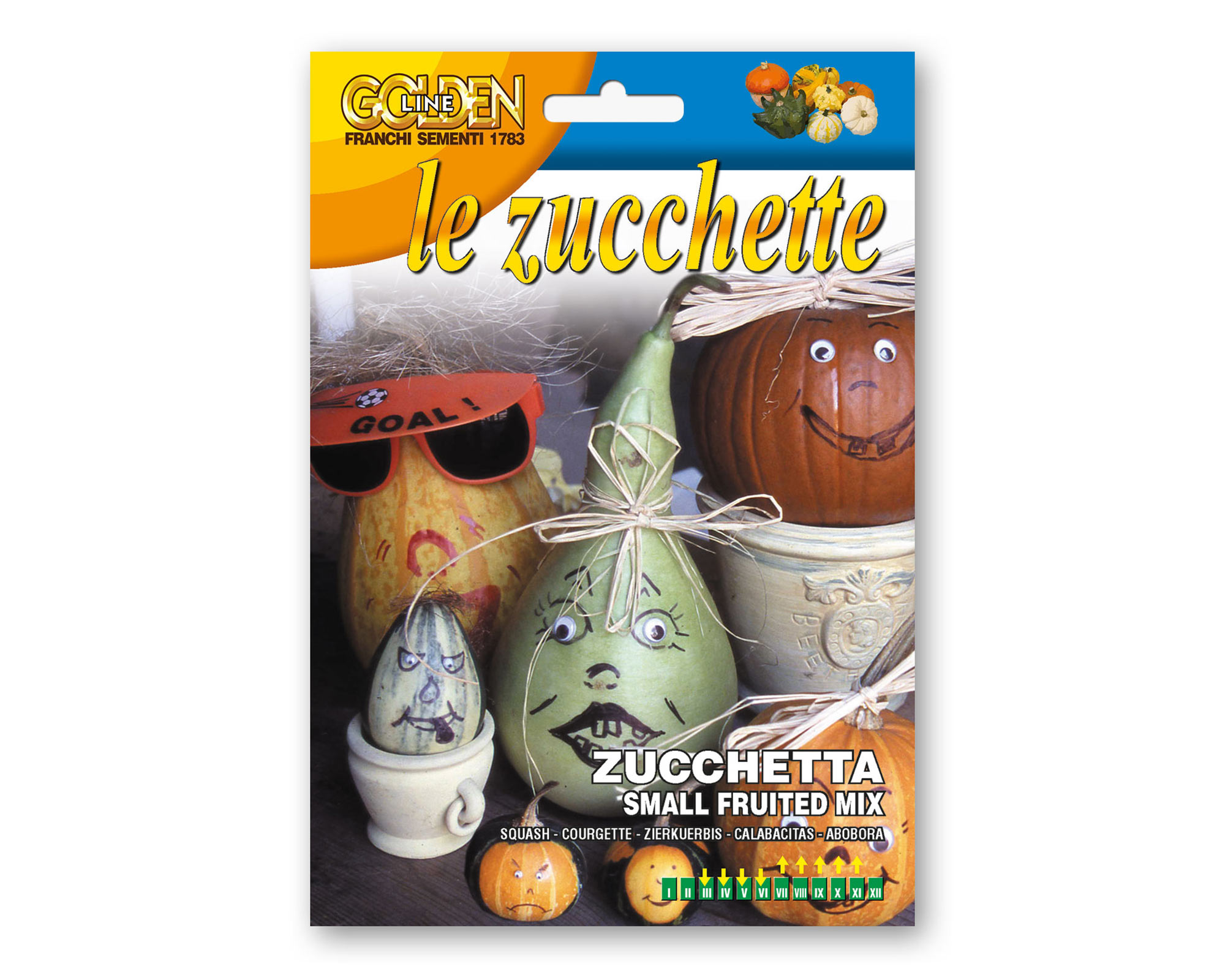 Semi di Zucchetta Ornamentale Small Fruited Mix - Franchi sementi