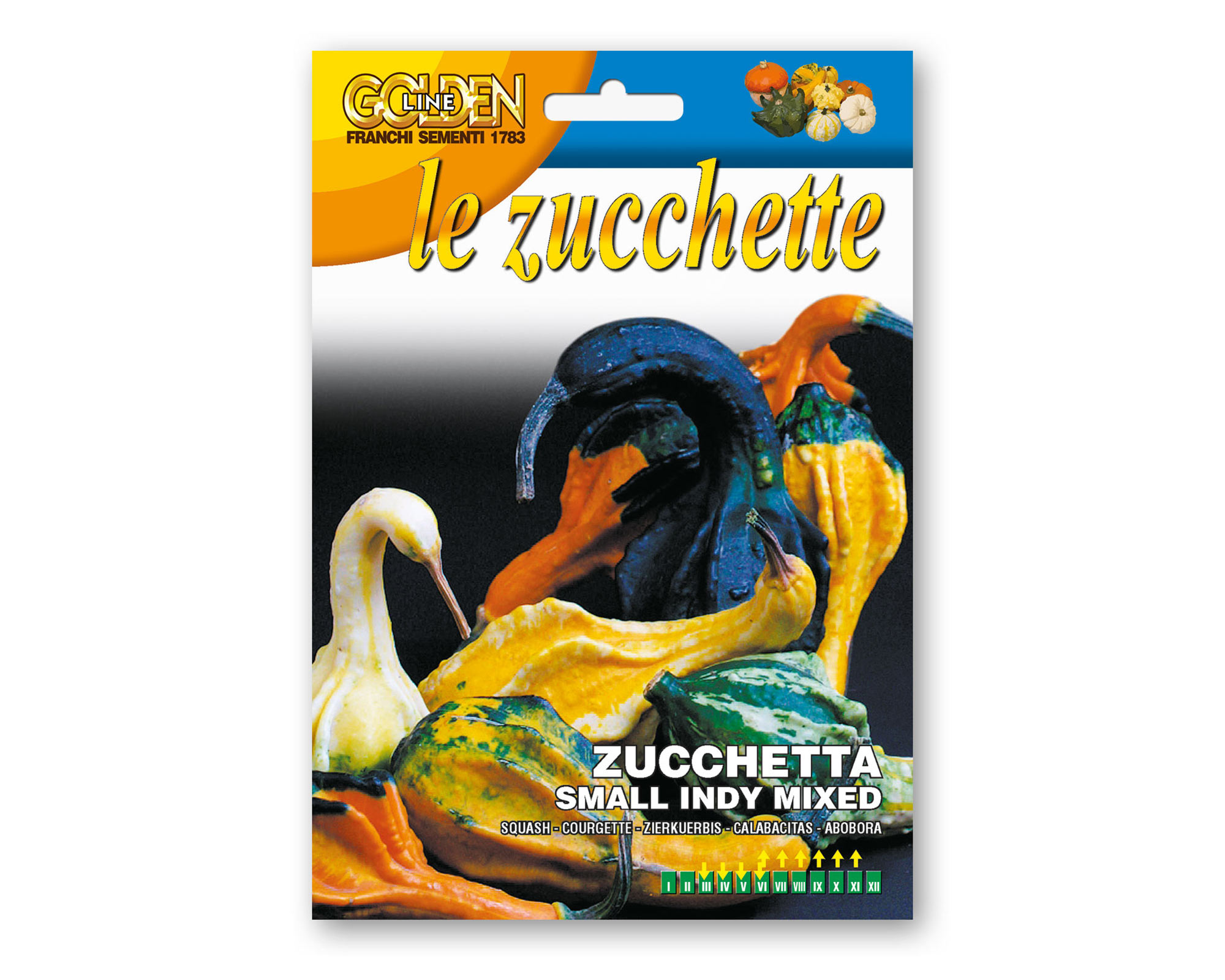 Semi di Zucchetta Ornamentale Small Indy Mixed - Franchi sementi