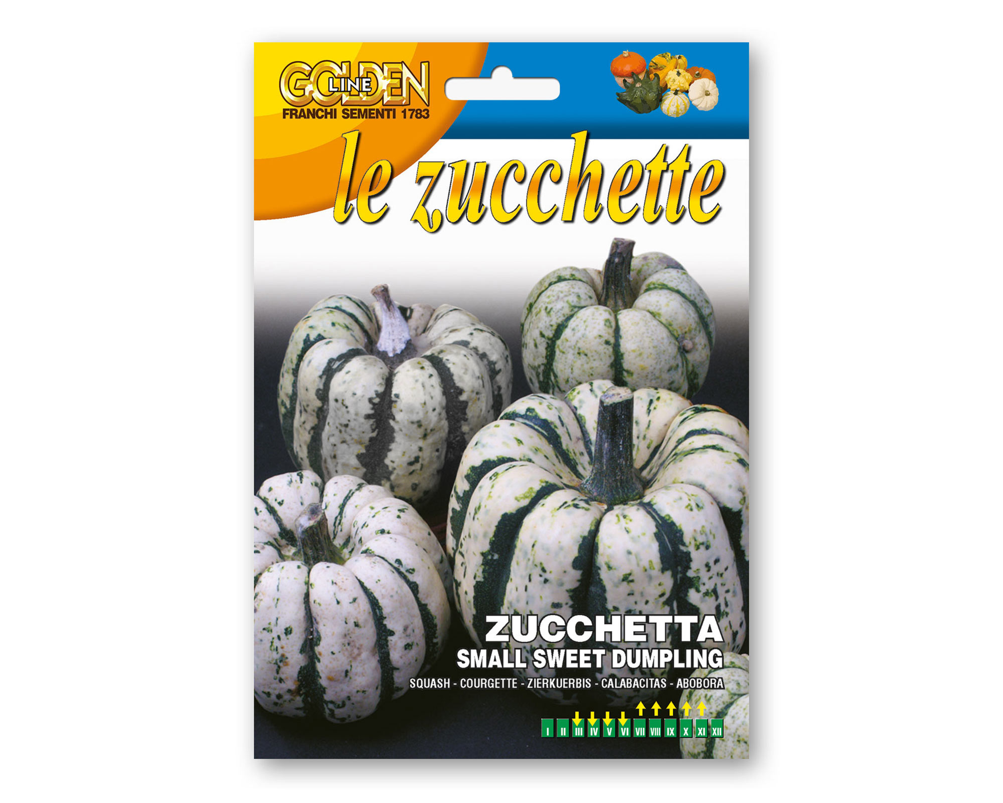 Semi di Zucchetta Ornamentale Small Sweet Dumpling - Franchi sementi