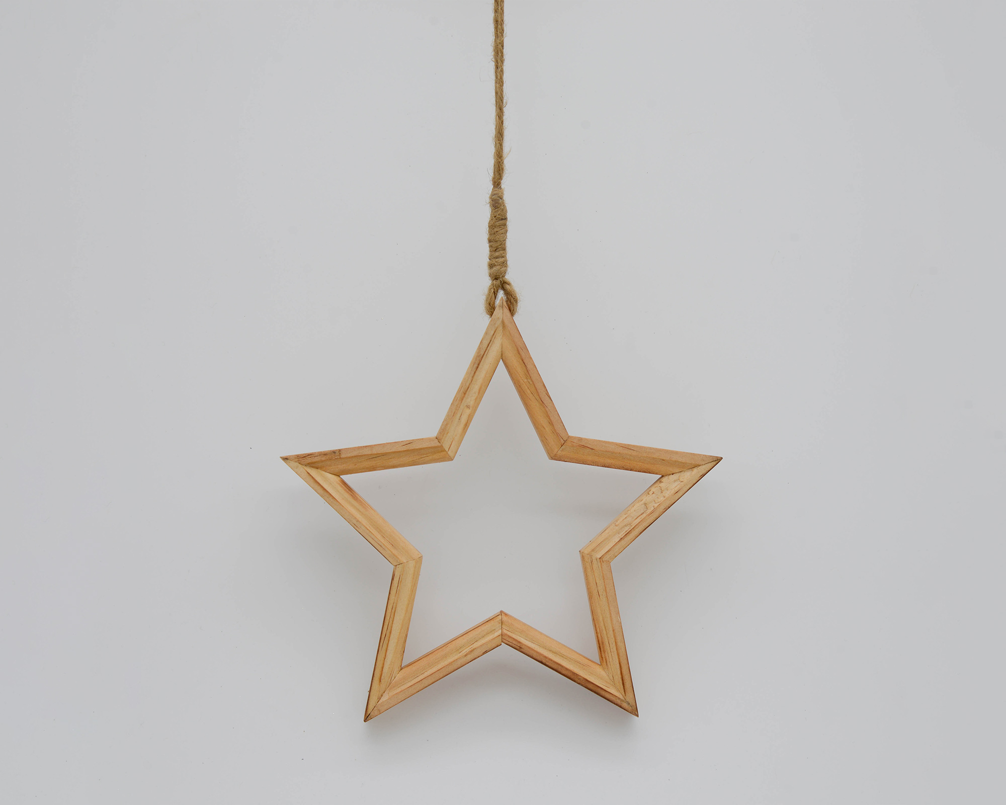 Decorazione da appendere in legno a forma di Stella