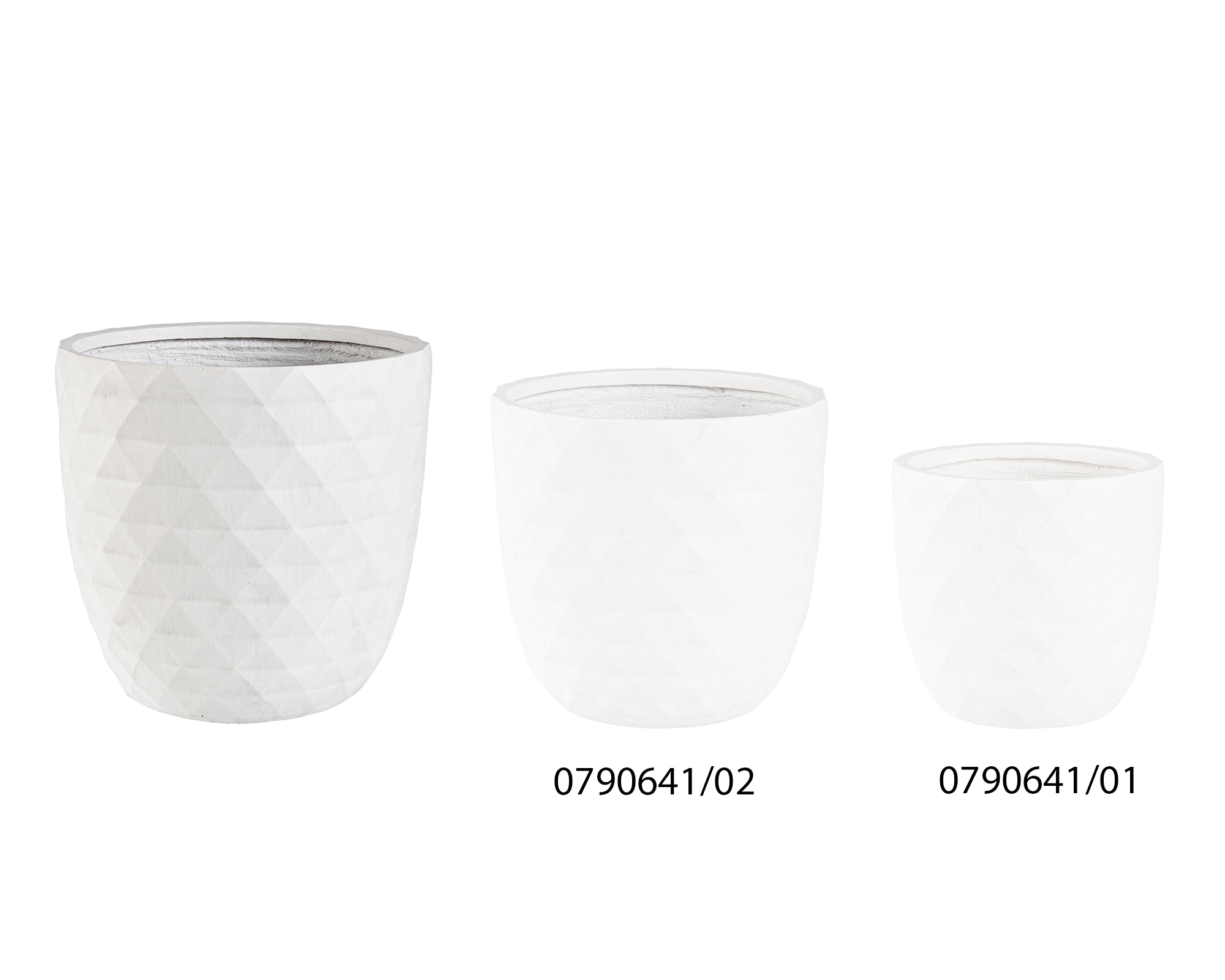 Porta Vaso Pyramid Bomb Bianco Large - Bizzotto - immagine 3