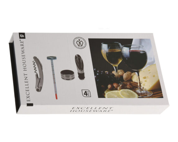 Set 4 Pz Accessori Per Sommelier – Koopman