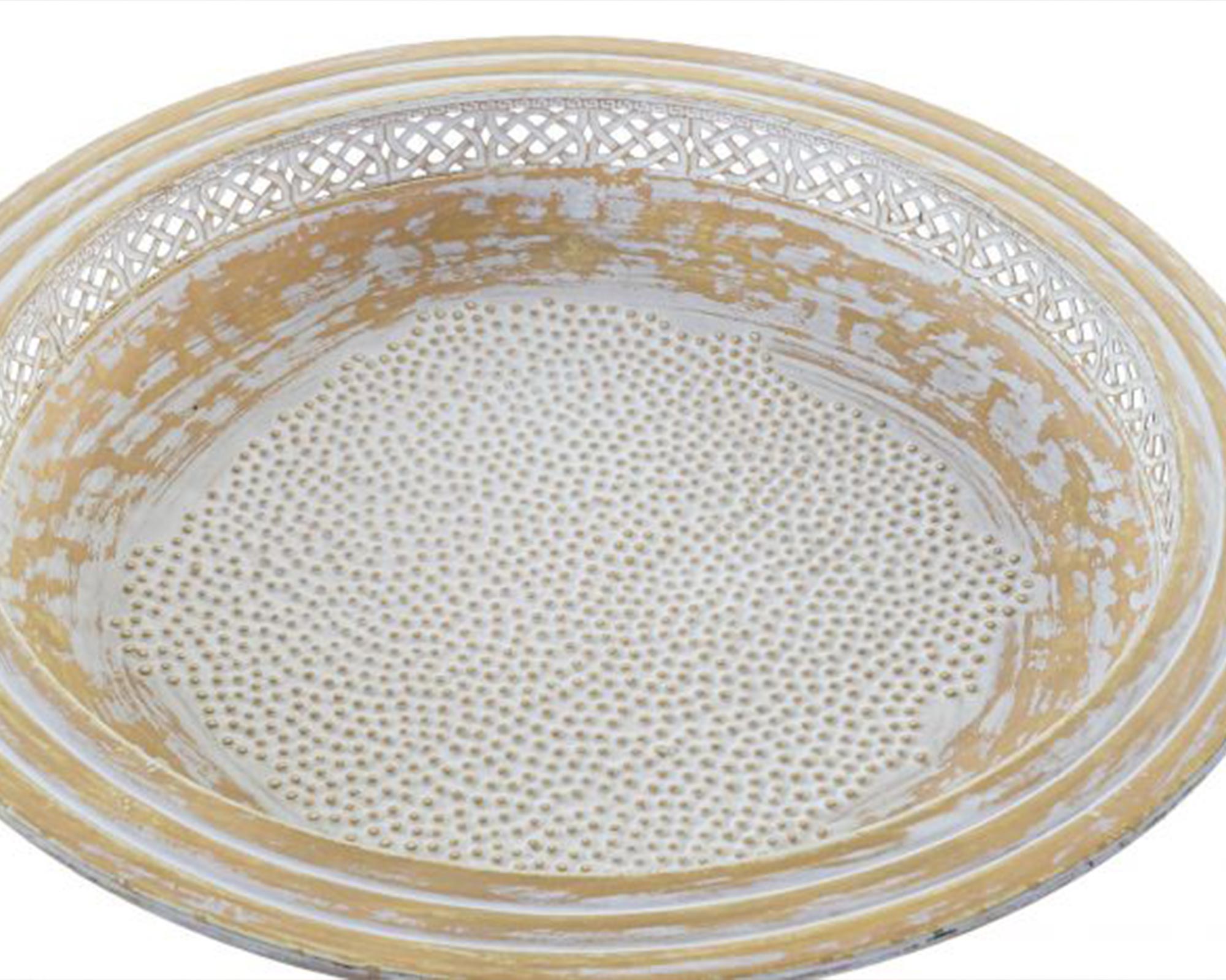 Vassoio Alzato Decape In Metalo - Item - immagine 2