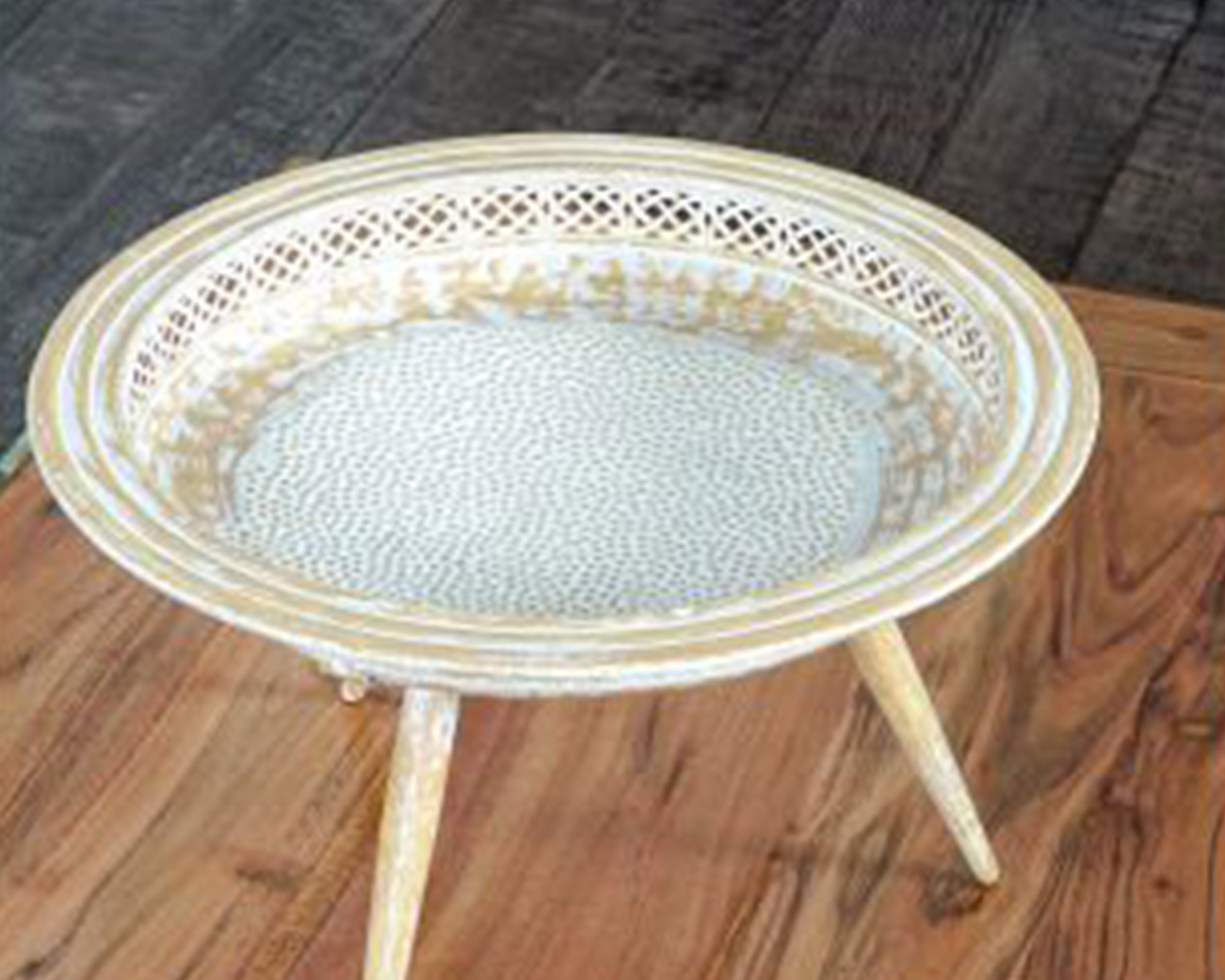 Vassoio Alzato Decape In Metalo - Item - immagine 4