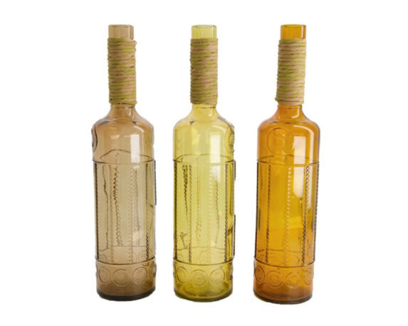 Bottiglia In Vetro Riciclato Marrone, Giallo O Arrancione – Dijk