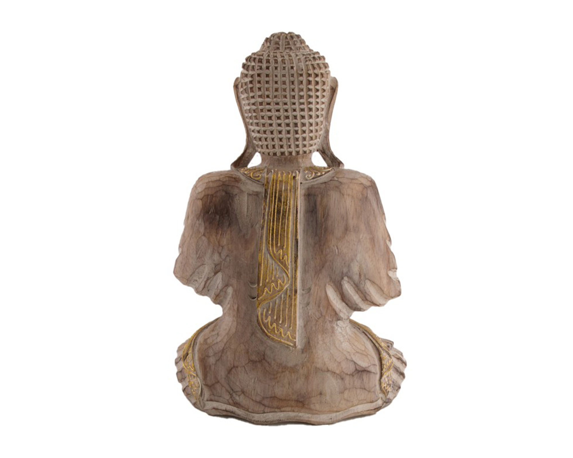 Statua Buddha In Legno Medium - Dijk - immagine 3