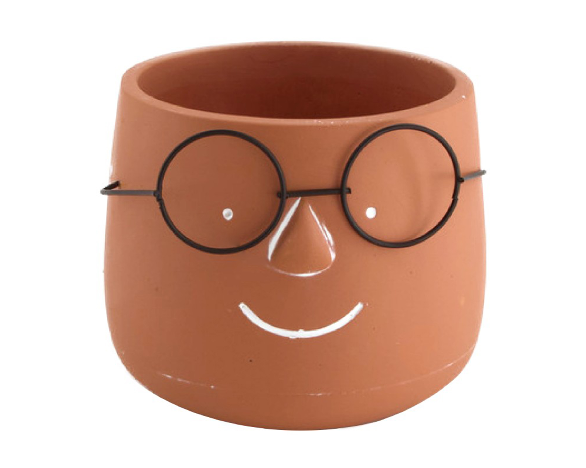 Fioriera Con Faccia E Occhiali - Dijk