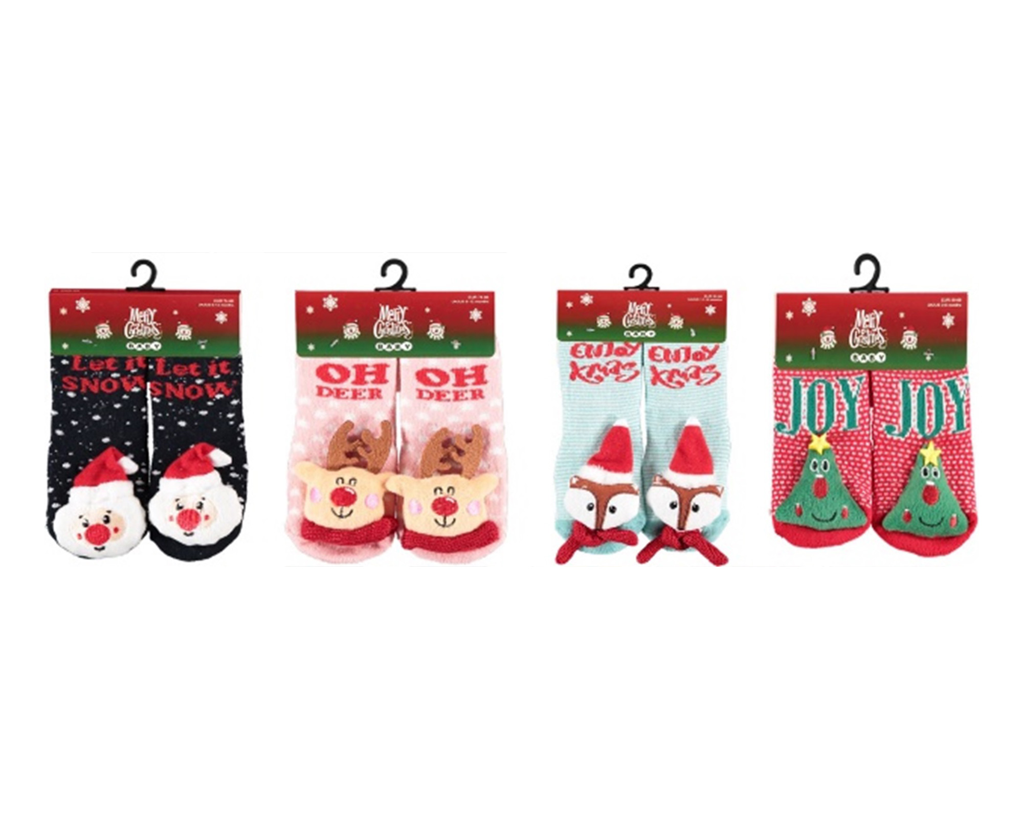 Calze invernali morbide e calde di Natale per neonati