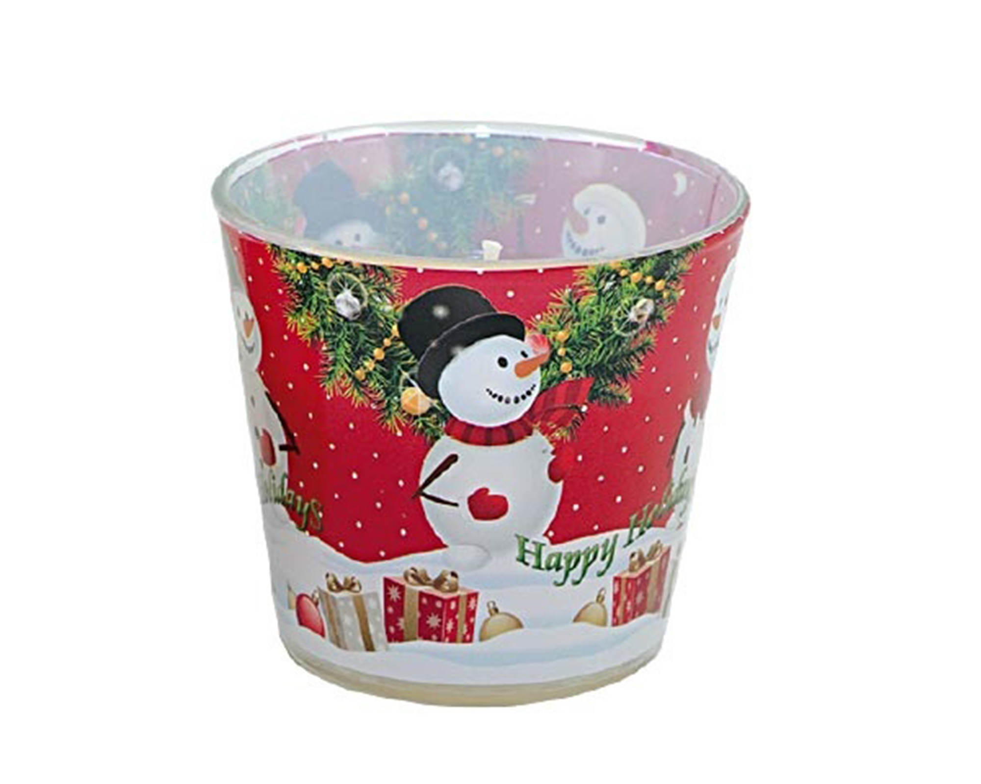 Decorazione Natalizia Candela Profumata Al Gusto Di Vaniglia - immagine 2