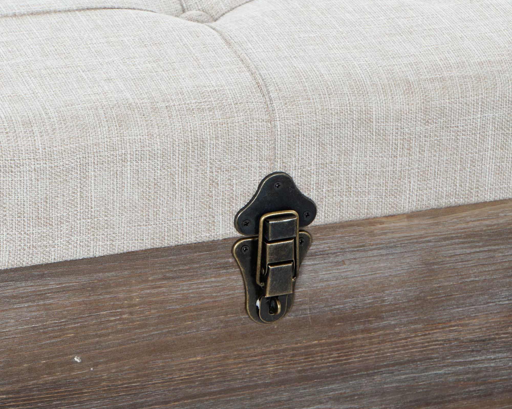 Cassapanca In Legno E Poliestere Medium - Item - immagine 3