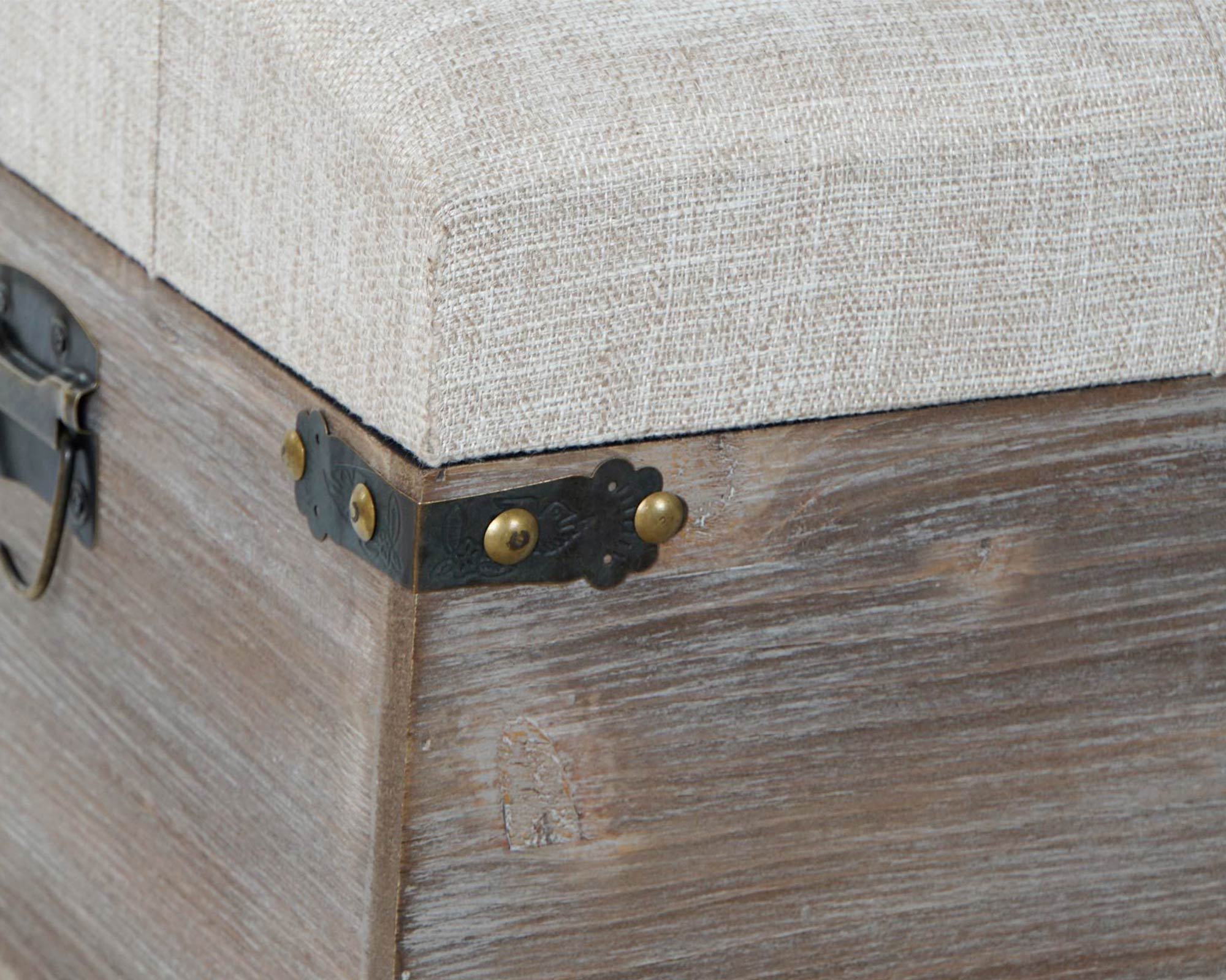 Cassapanca In Legno E Poliestere Medium - Item - immagine 4