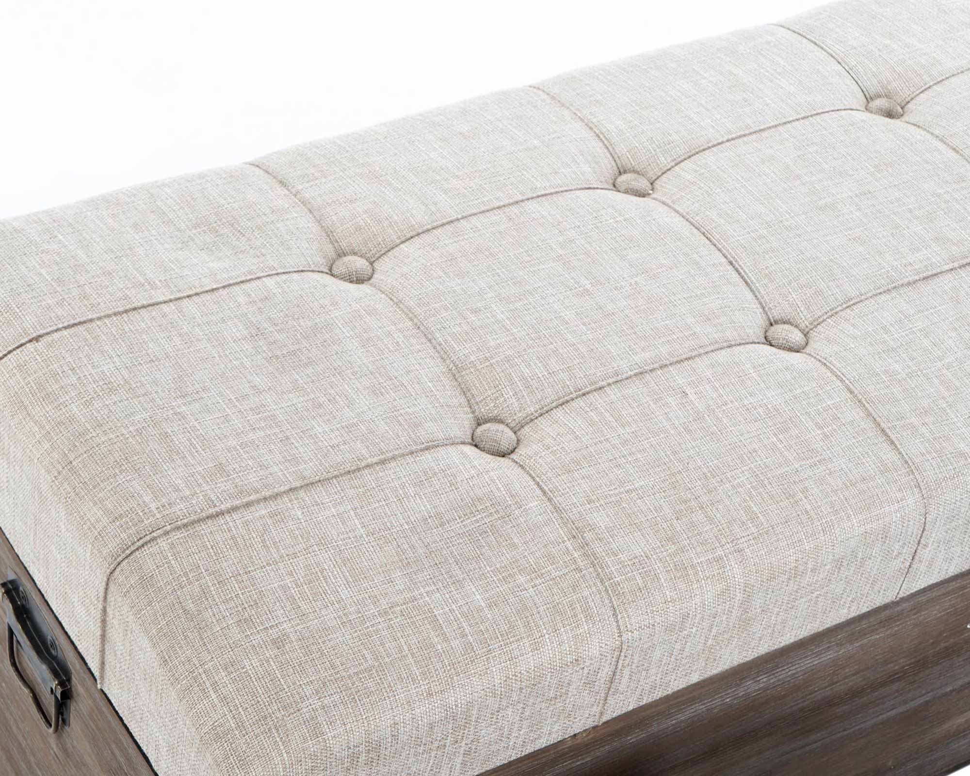 Cassapanca In Legno E Poliestere Medium - Item - immagine 5