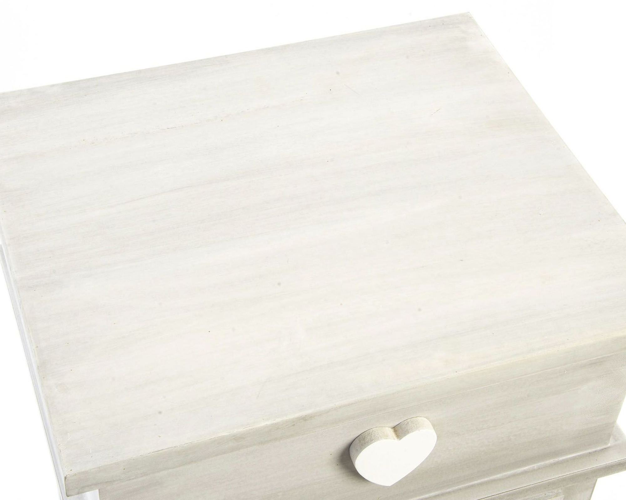 Cassettiera In Legno 4 Cassetti Bianco E Grigio - Item - immagine 4
