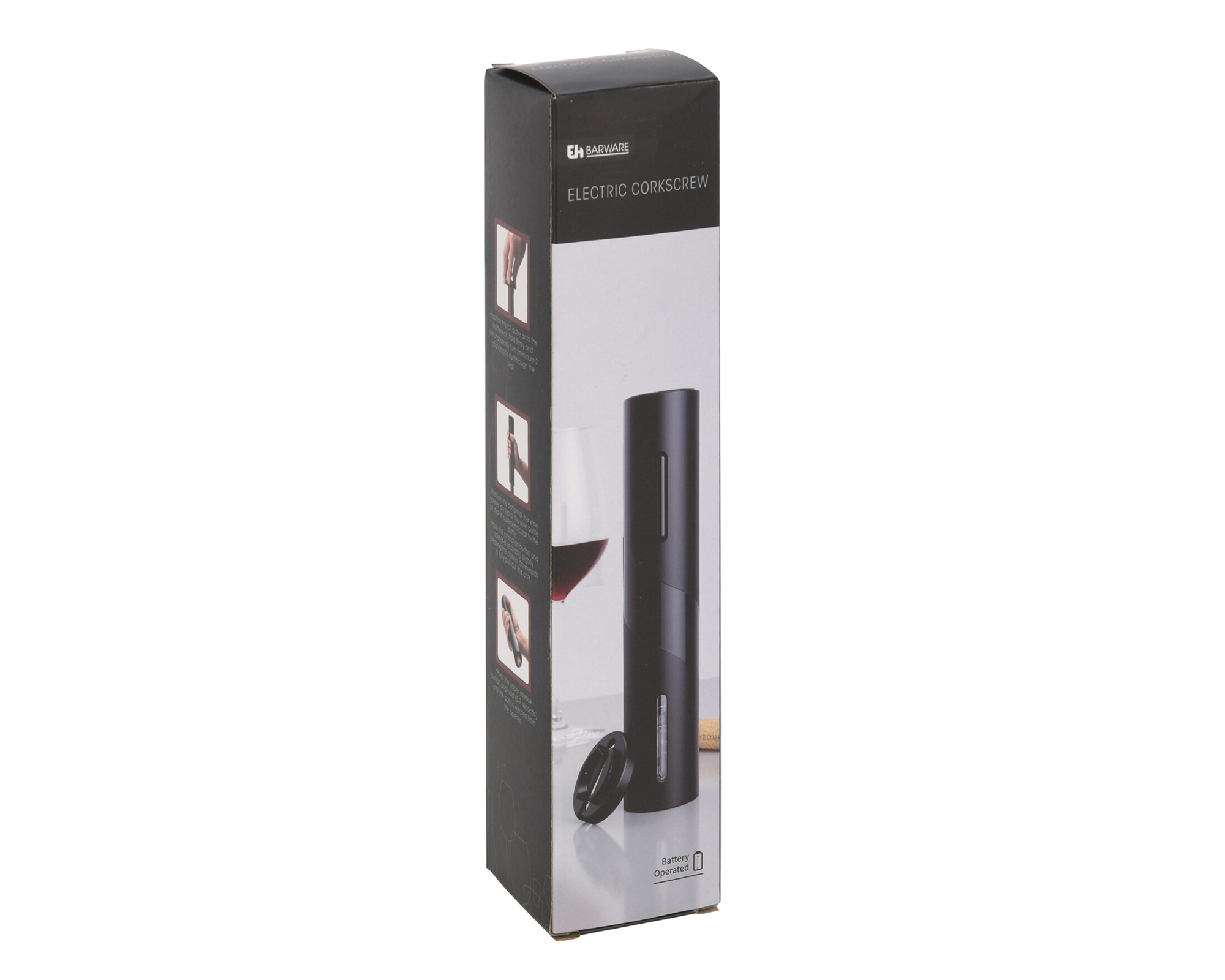 Cavatappi Per Bottiglie Di Vino Elettrico - Koopman - immagine 3