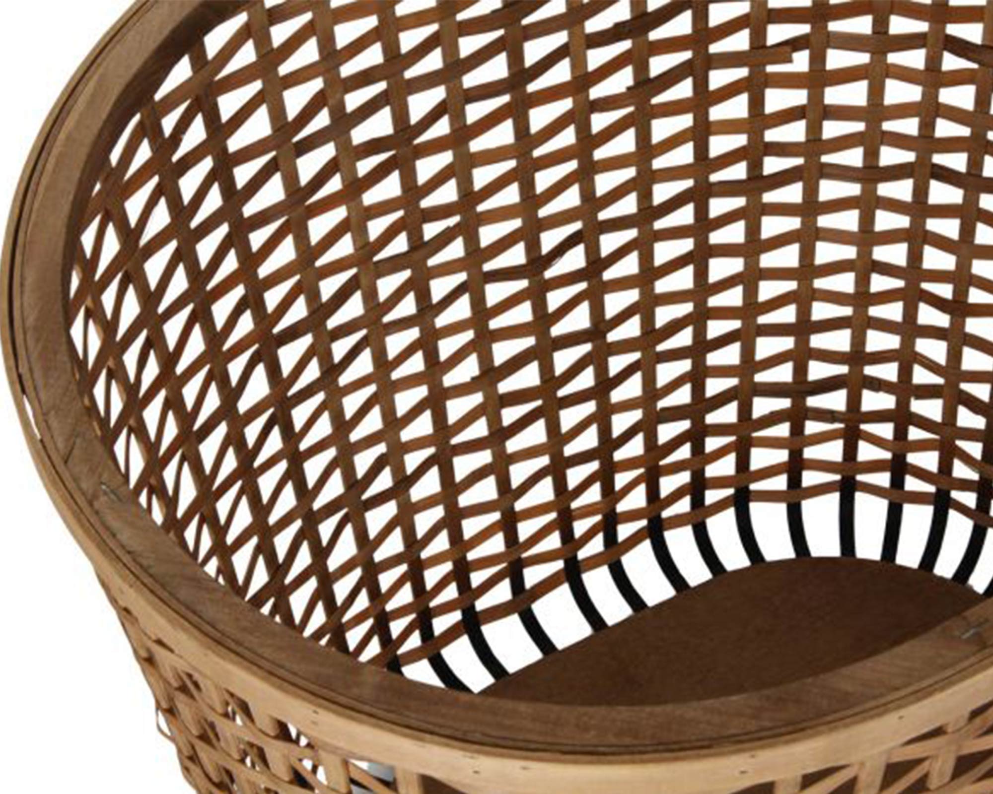 Cesta Marrone Small 30x22h in Bamboo - Item - immagine 4