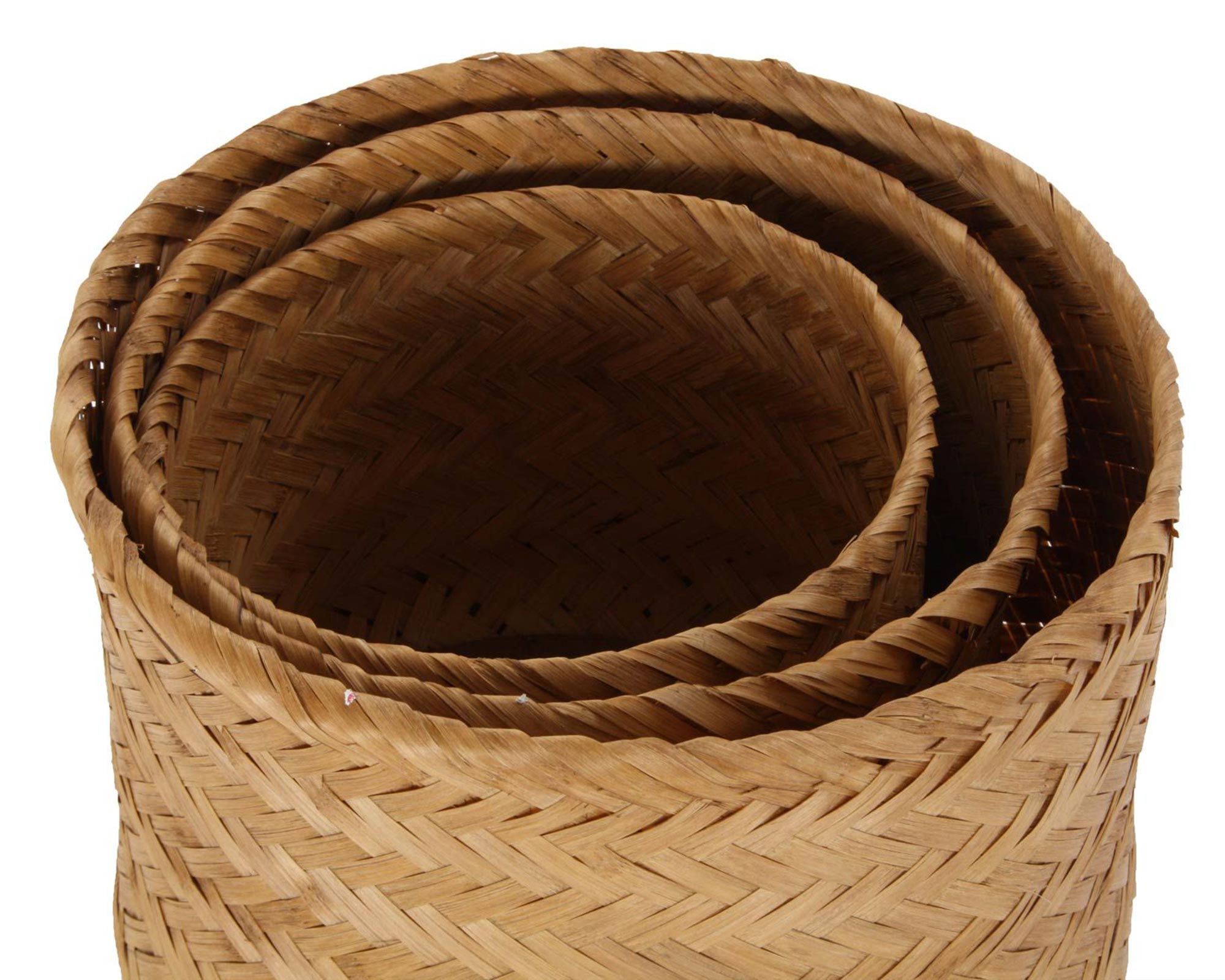 Cesta in Bamboo Marrone Medium - Item - immagine 3