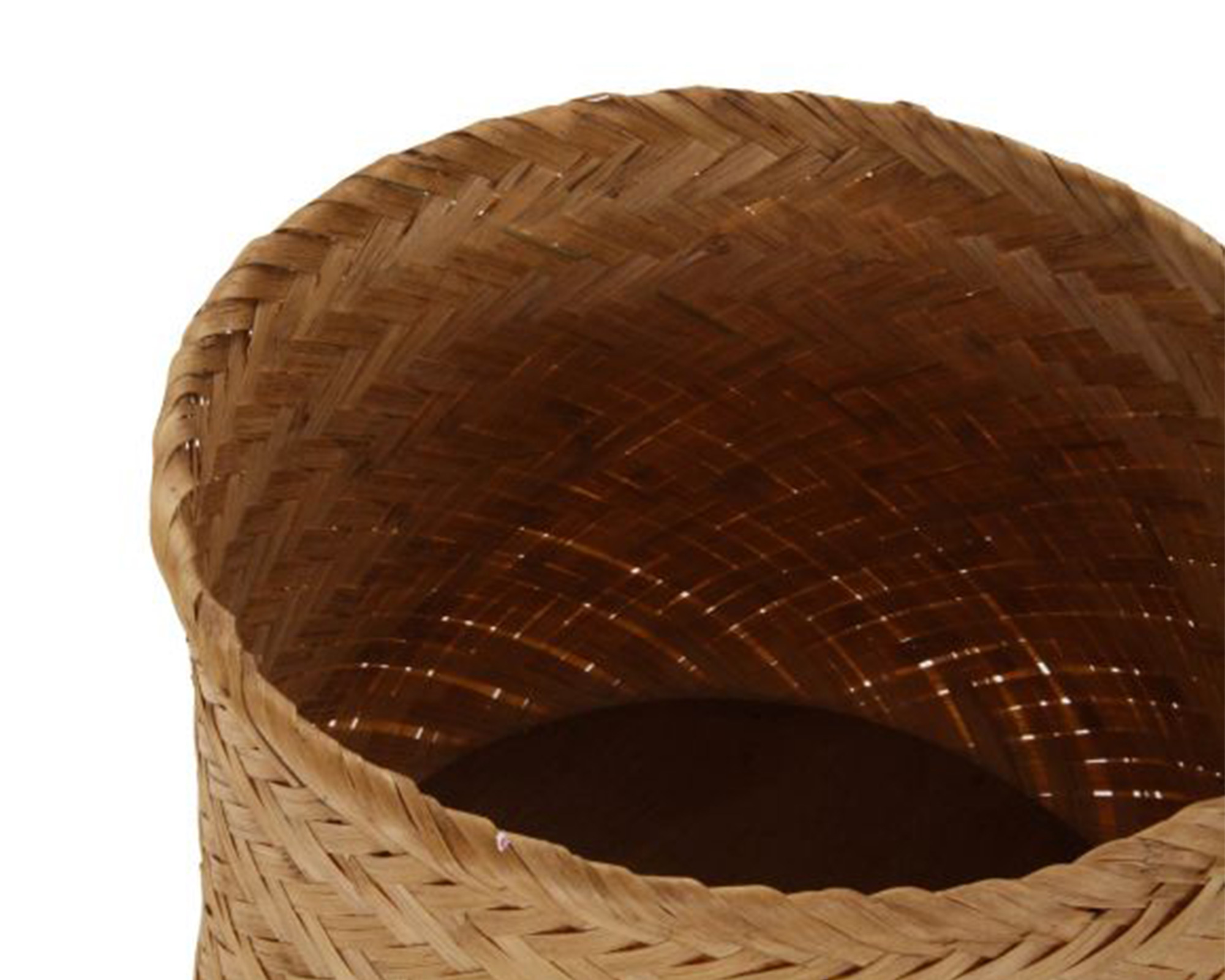 Cesta Marrone Large D34 in Bamboo - Item - immagine 3