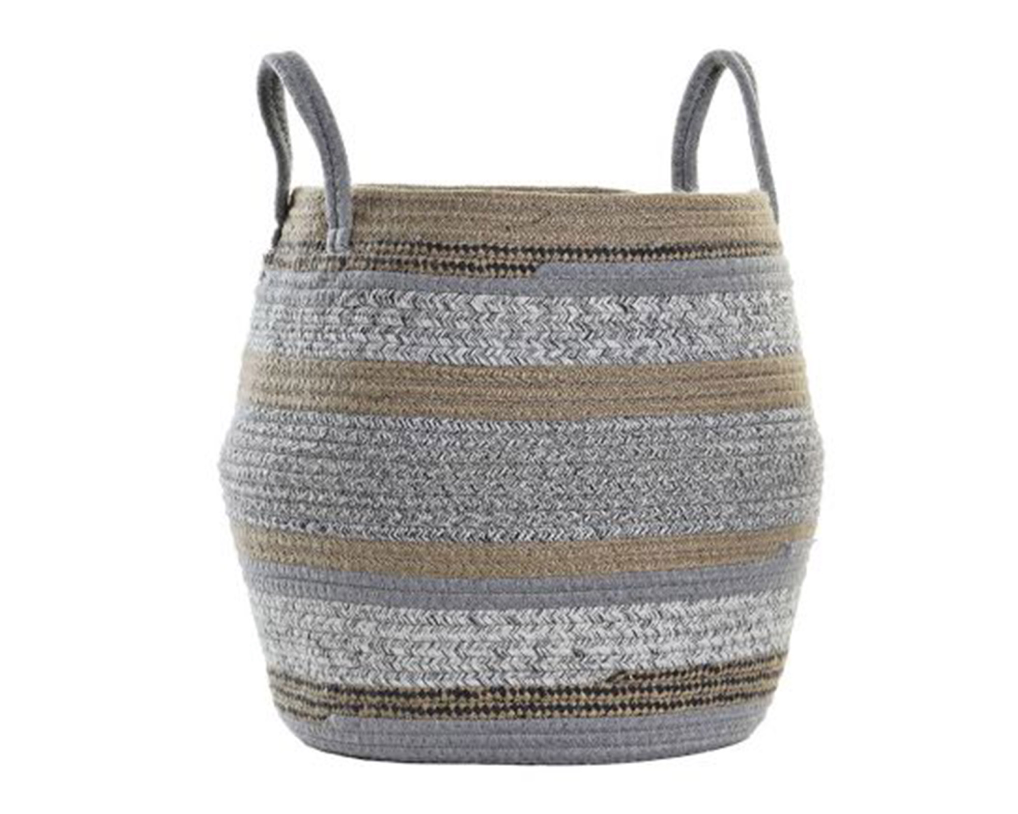 Cesta Junta Large D37 in Cotone e Iuta - Item