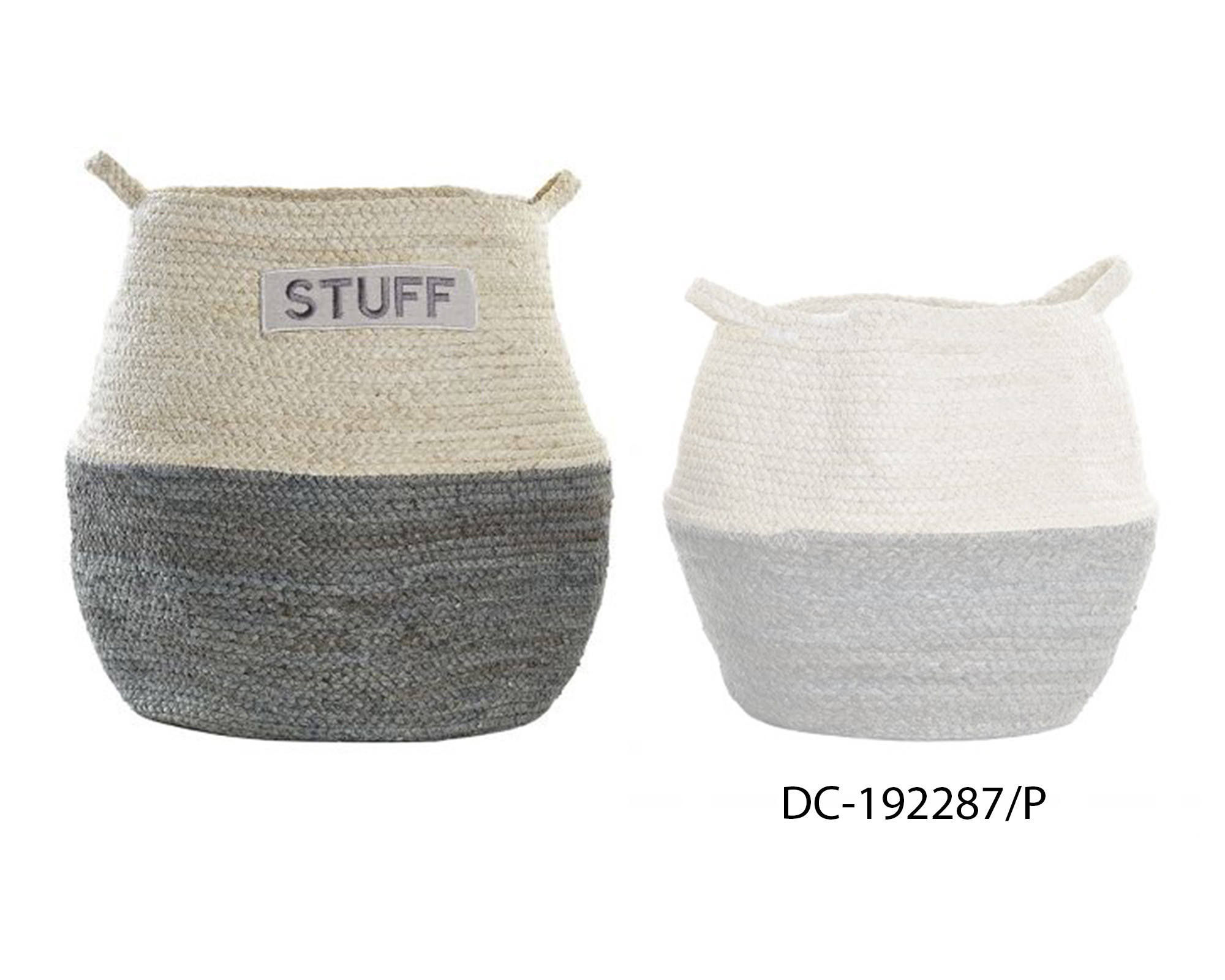 Cesta in Fibra di Mais con Manici Large - Item - immagine 2