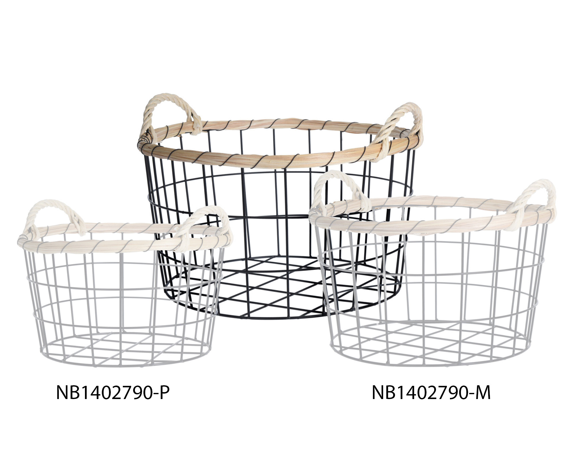 Cesta In Bamboo Marrone Large - Koopman