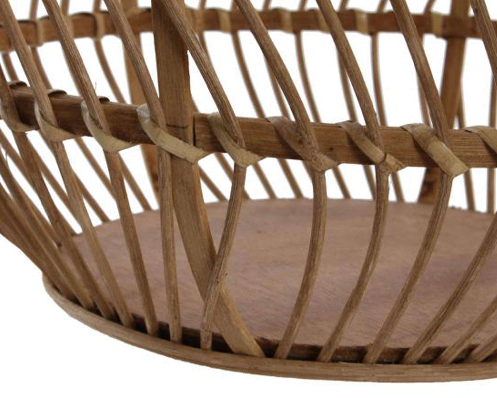 Cesta in Bamboo Marrone Small - Item - immagine 3