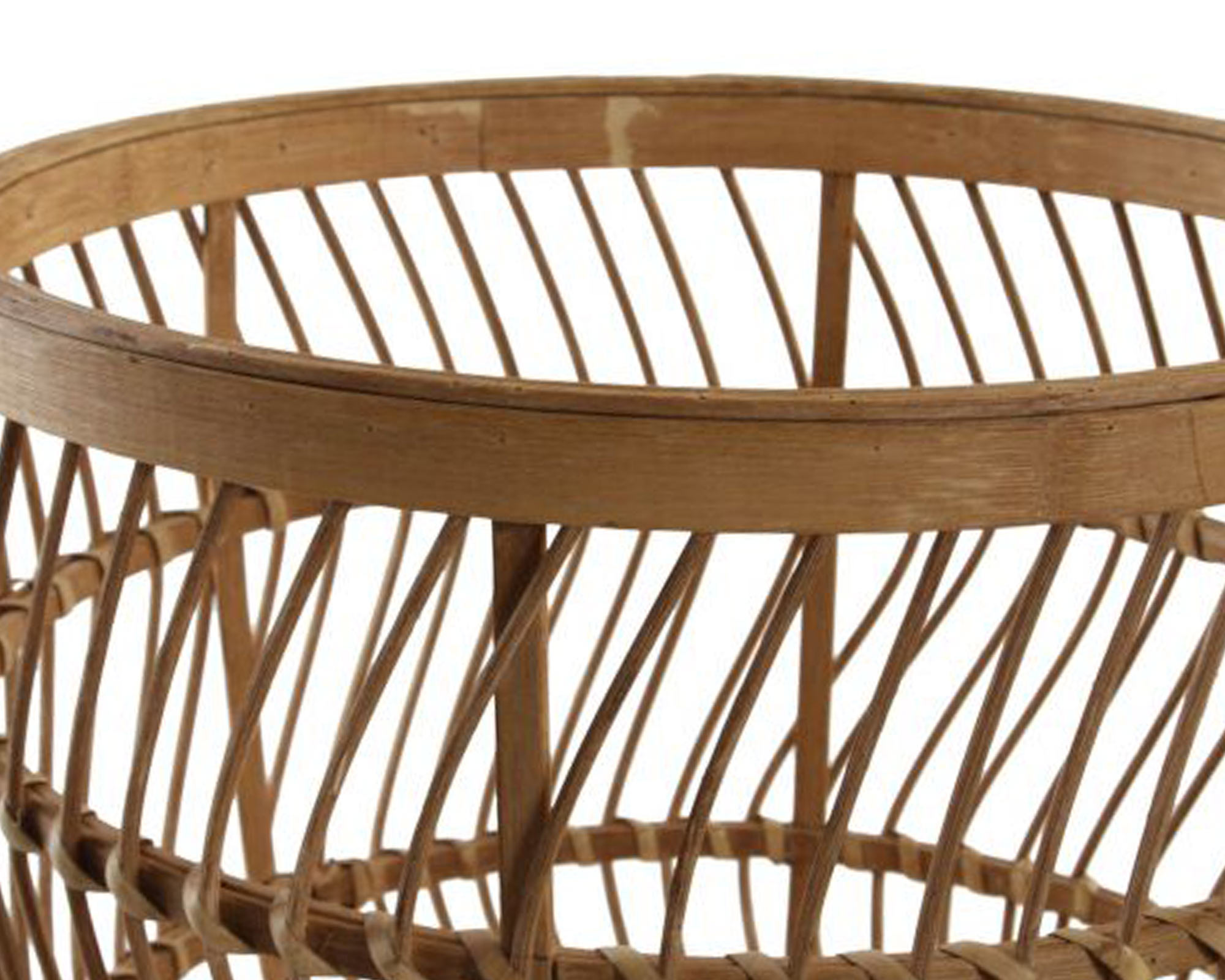 Cesta in Bamboo Marrone Small - Item - immagine 4