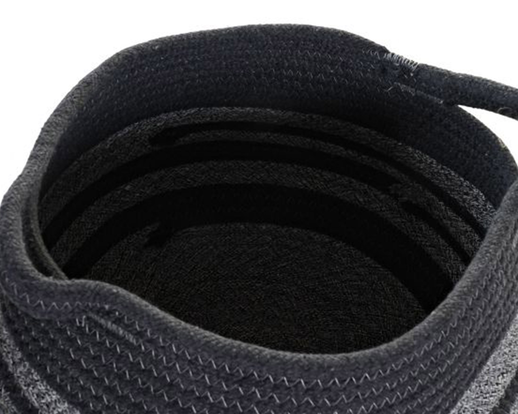 Cesta in Cotone con Manici Grigio Large - Item - immagine 3