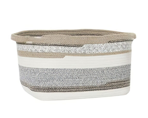 Cesta Junta Large 36x30x24h in Cotone e Iuta – Item