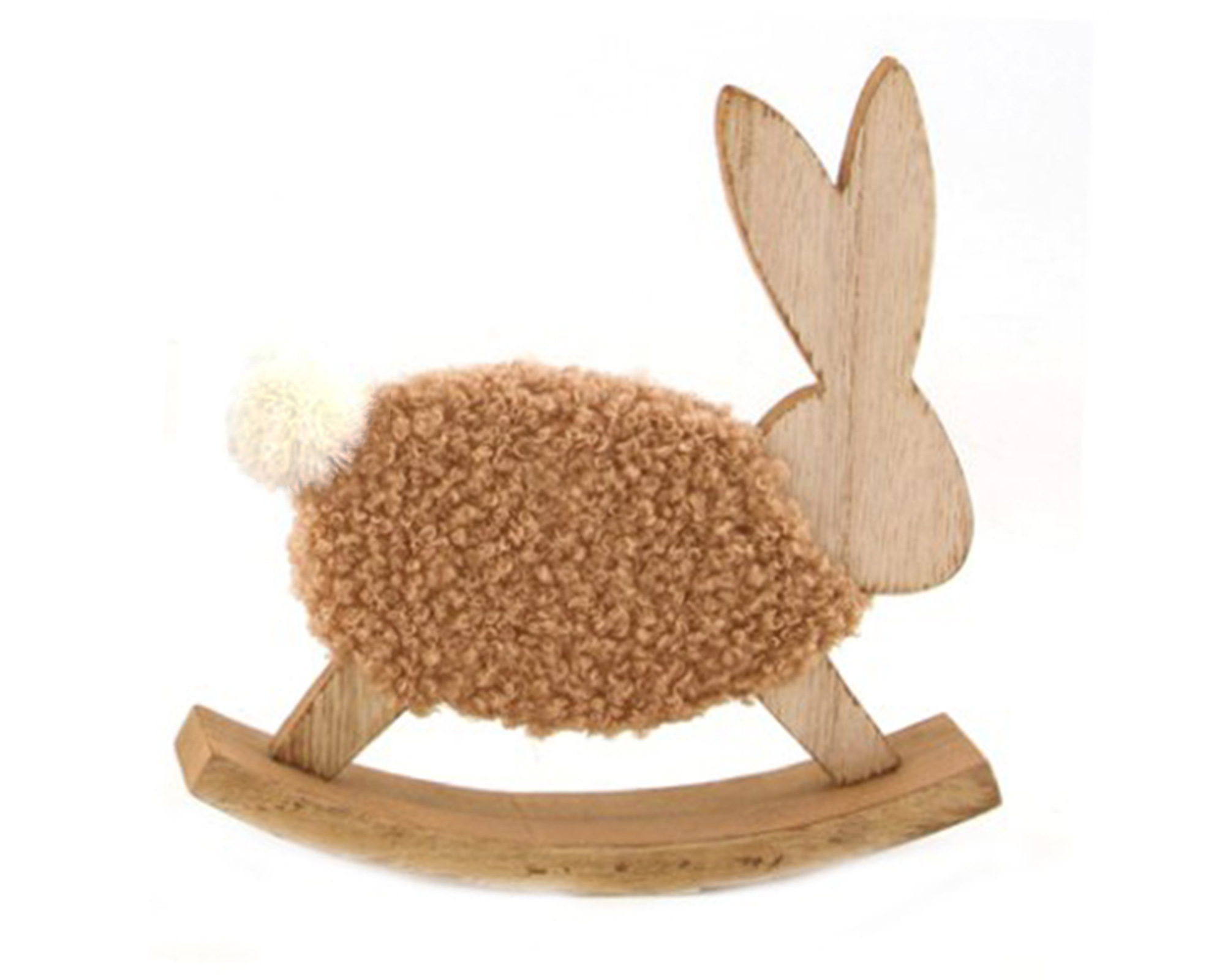 Coniglio Di Legno Con Tessuto - Dijk - immagine 8