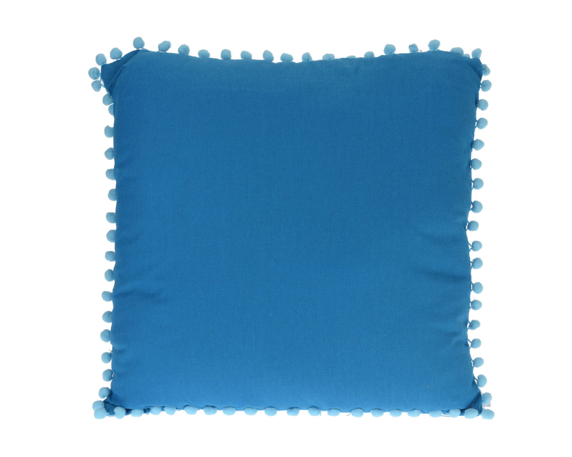 Cuscino In Lino Con Pompom - Koopman