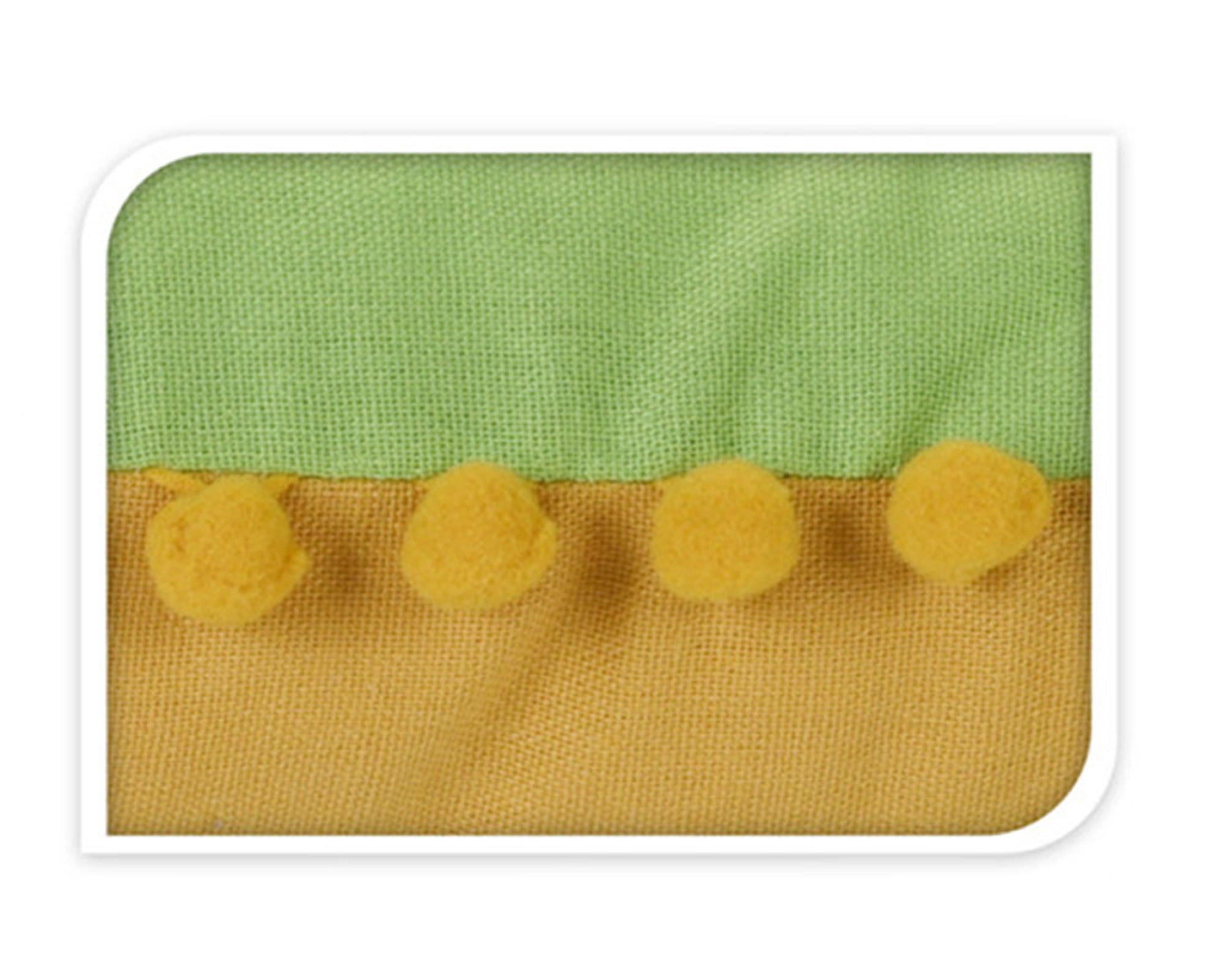 Cuscino In Lino Con Pompom - Koopman - immagine 4